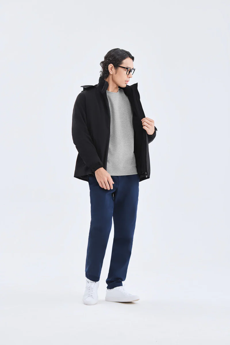 3-in-1 Convertible Water Repellent Jacket | Black BKFD01 - Image 5