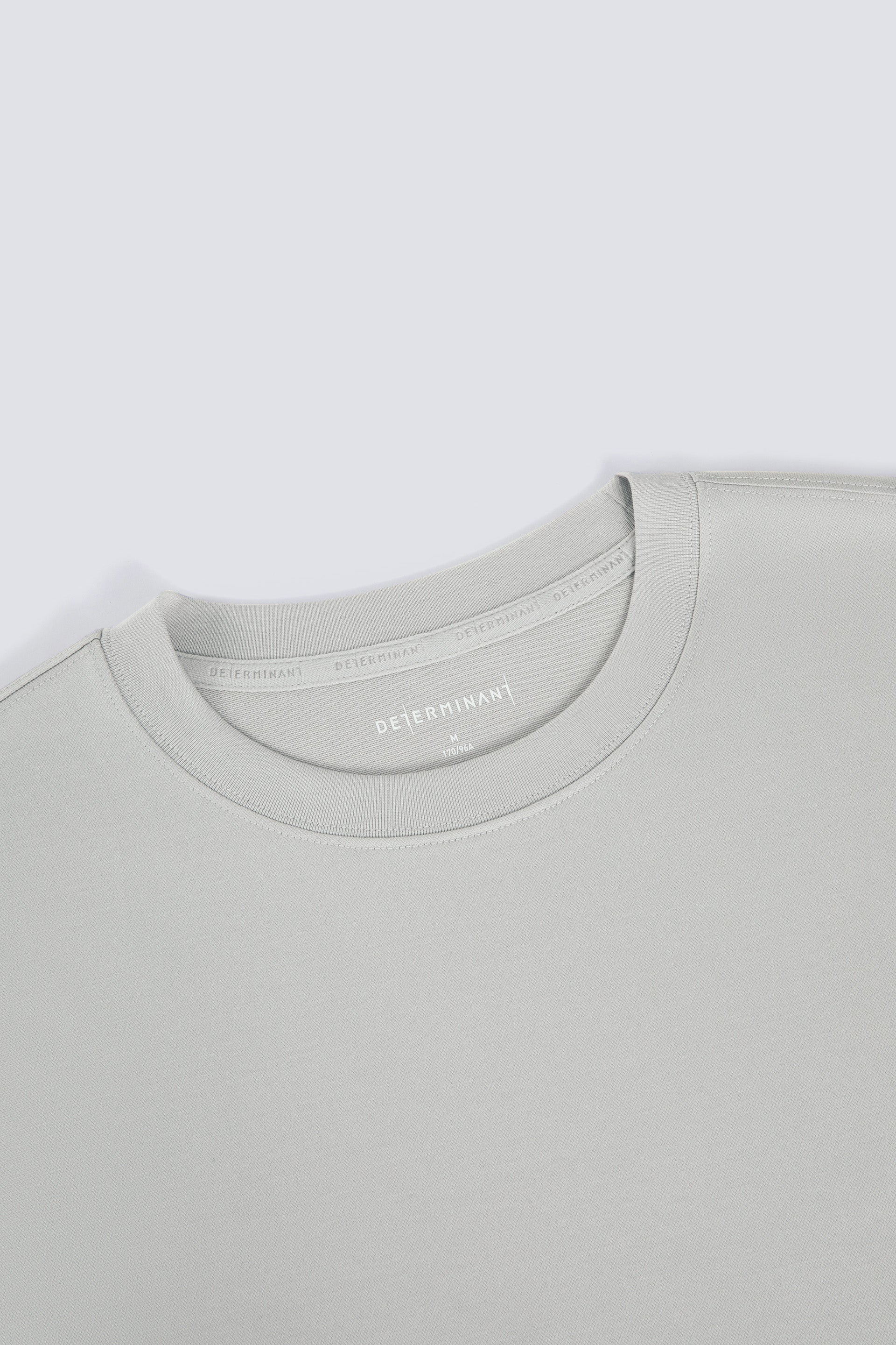 Cotton-Silk Crew Neck Slim Fit T-Shirt | Silver Grey PT1400 - Image 4
