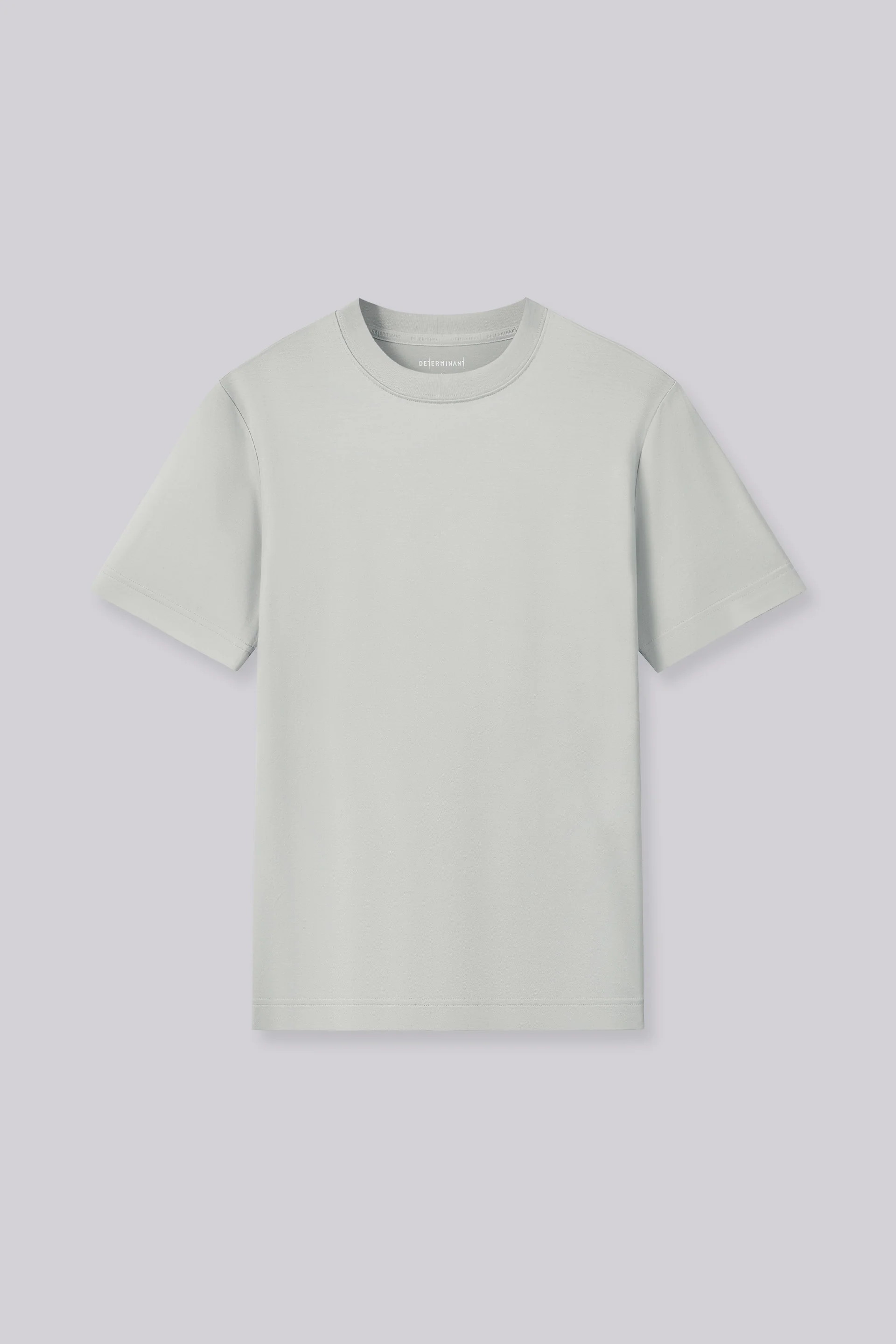 Cotton-Silk Crew Neck Slim Fit T-Shirt | Silver Grey PT1400 - Image 5