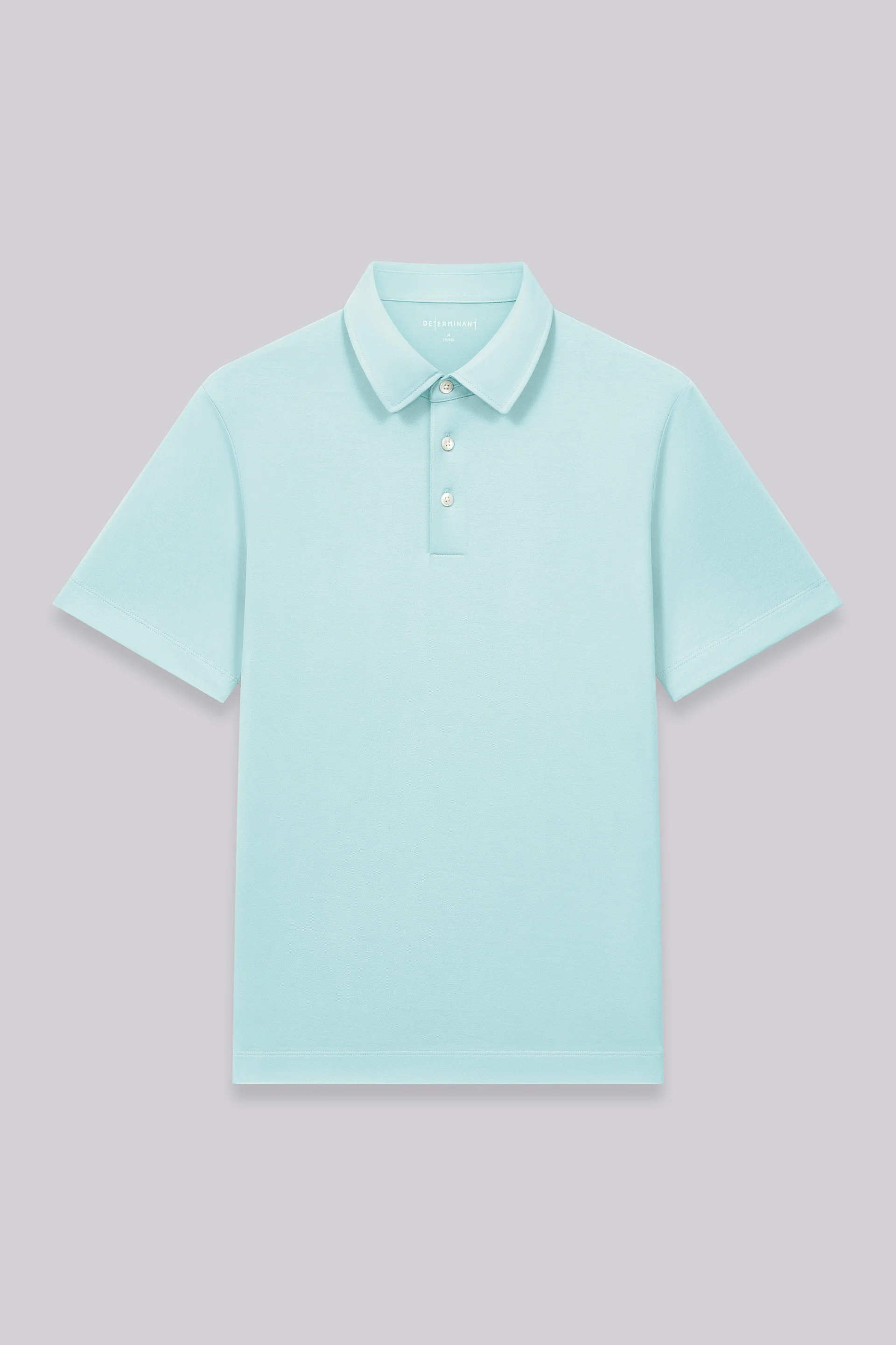 Cotton-Silk Jacquard Polo | Iced Aqua PT5410 - Image 5