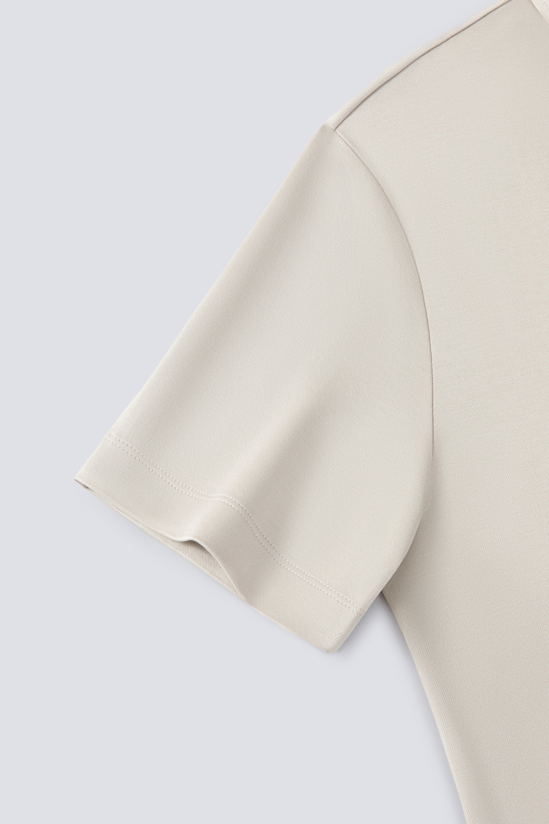 Cotton-Silk Jacquard Polo | Silver Grey PT1400 - Image 5
