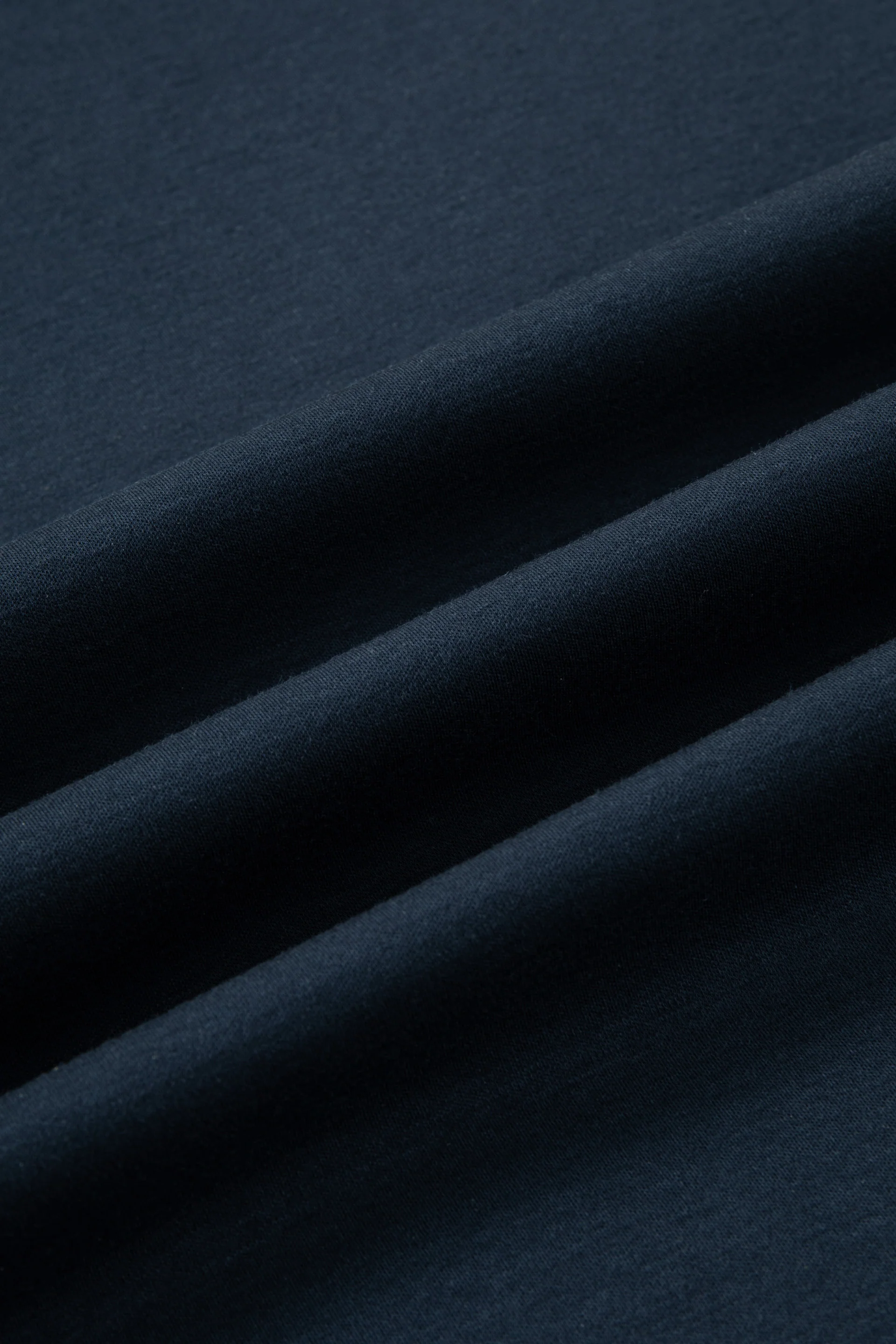 Cotton-Wool Crew Neck Slim Fit T-Shirt | Navy 14036N - Image 7