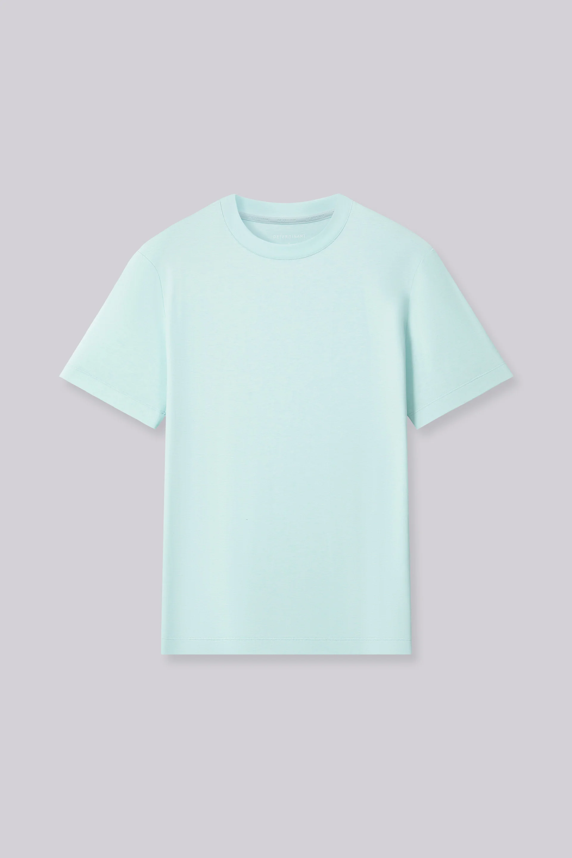 Cotton-Wool Crew Neck Slim Fit T-Shirt | Seafoam Green PT4610 - Image 3