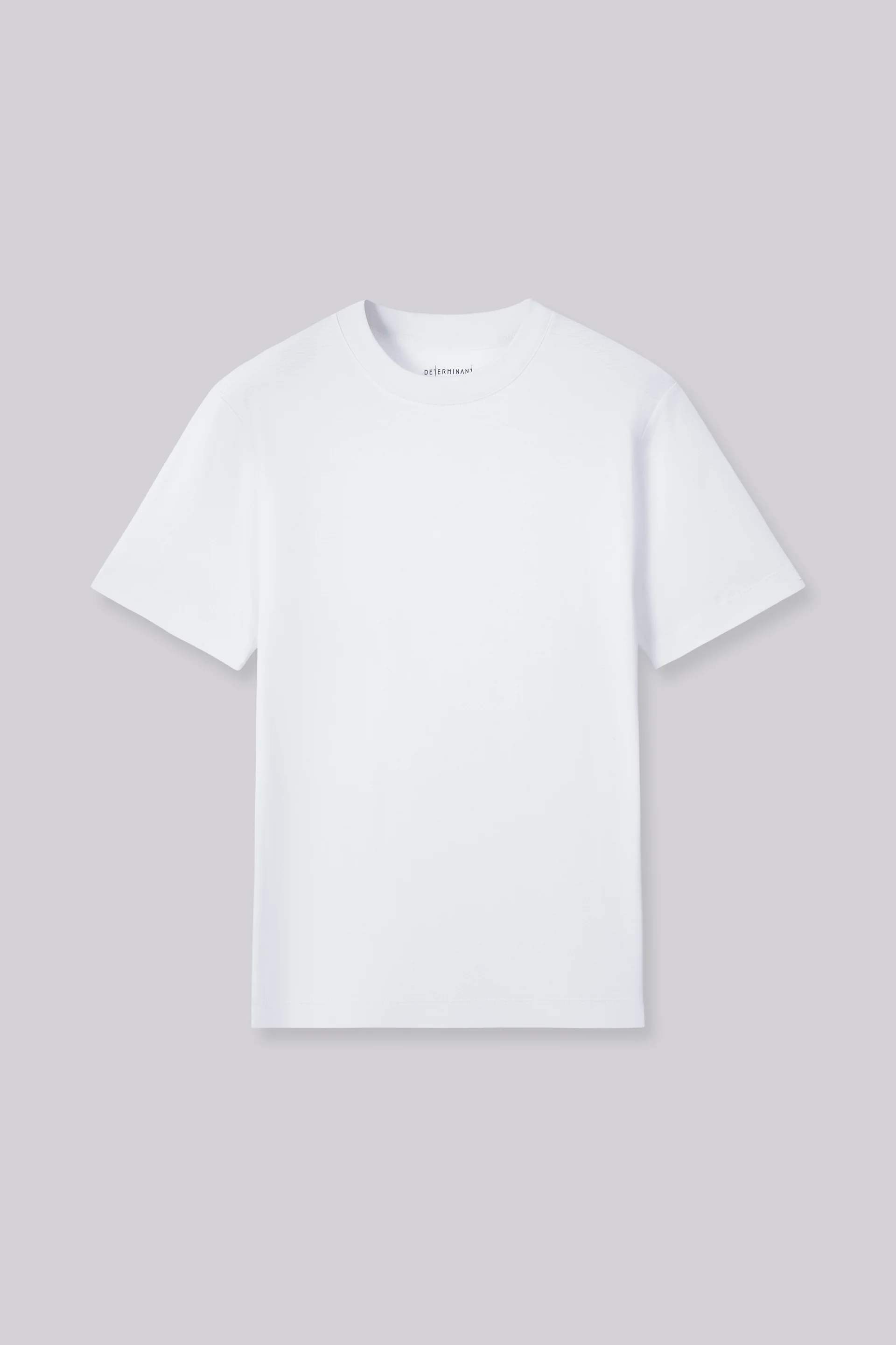 Cotton-Wool Crew Neck Slim Fit T-Shirt | White WH001Z - Image 4