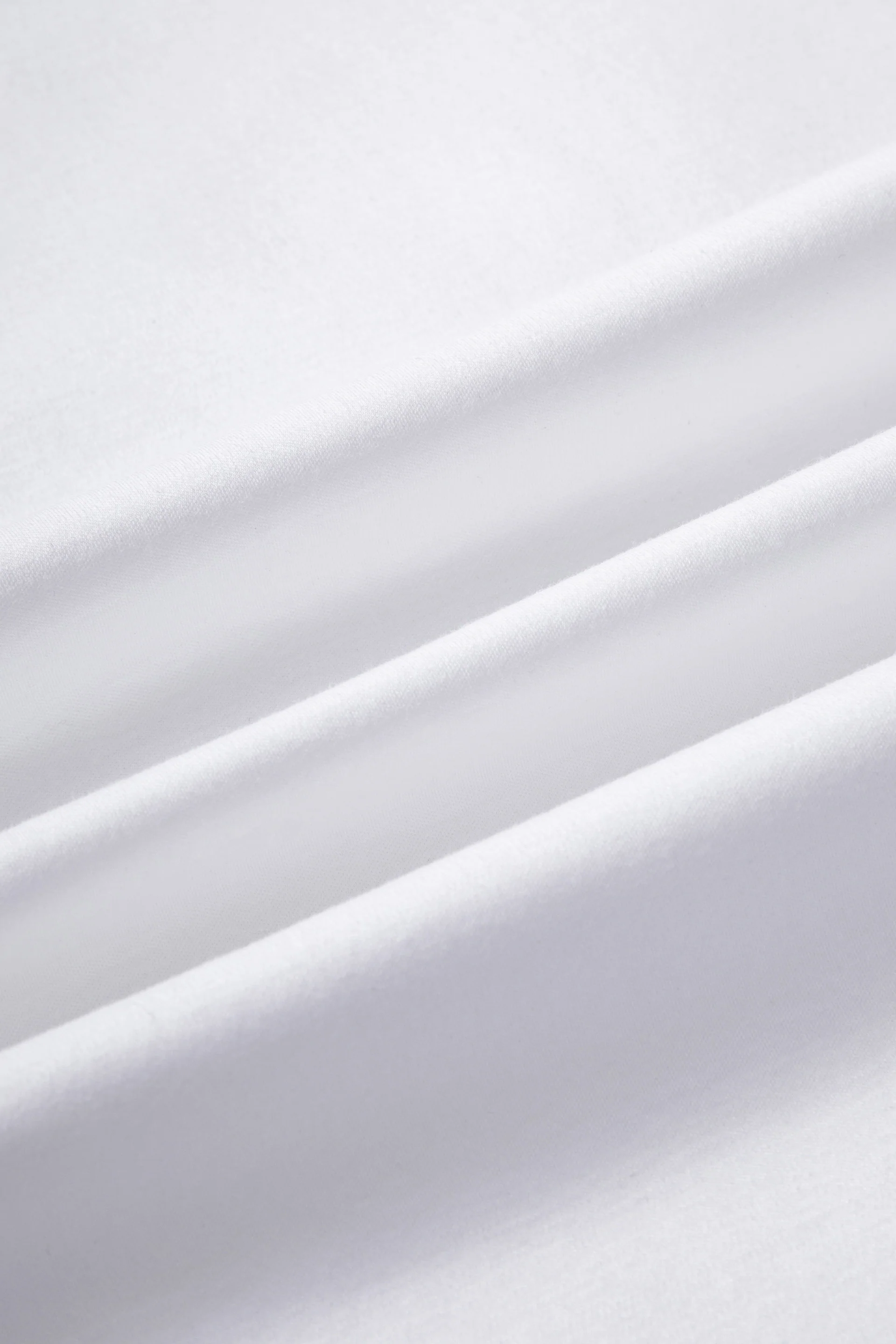 Cotton-Wool Crew Neck Slim Fit T-Shirt | White WH001Z - Image 7