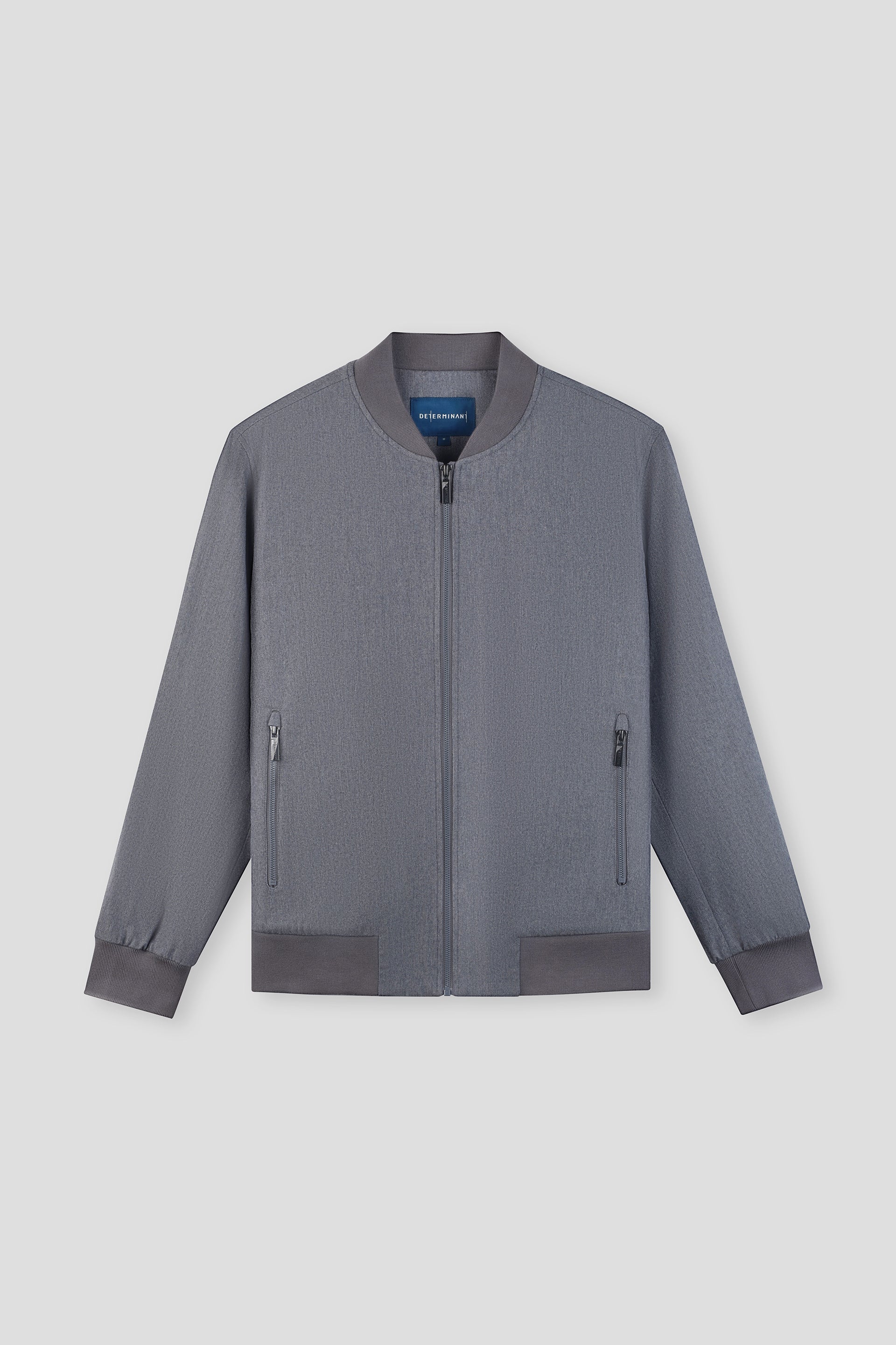 Cotton-Yak Insulated Bomber Jacket | Charcoal Grey 5407NZ - Image 2