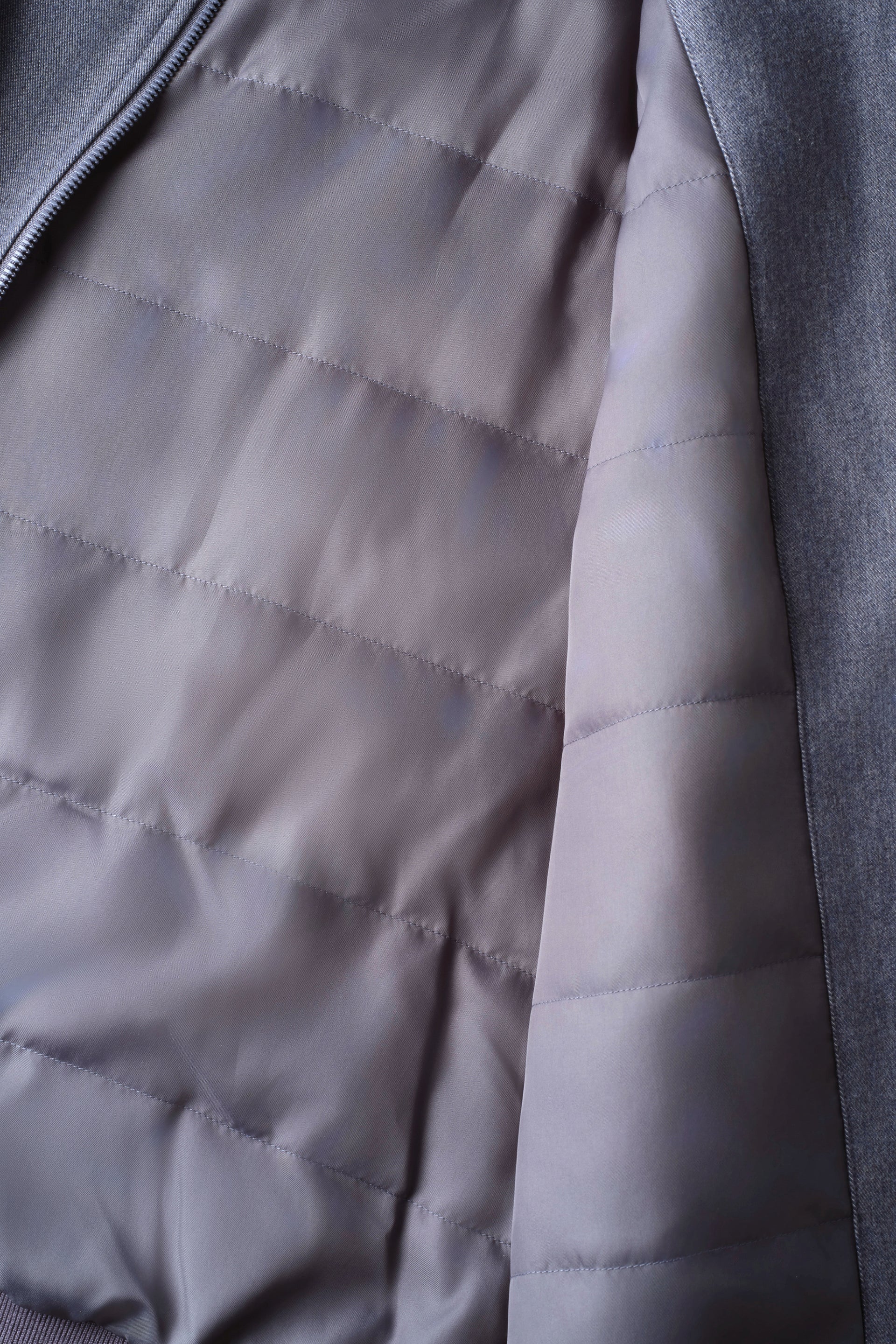 Cotton-Yak Insulated Bomber Jacket | Charcoal Grey 5407NZ - Image 5