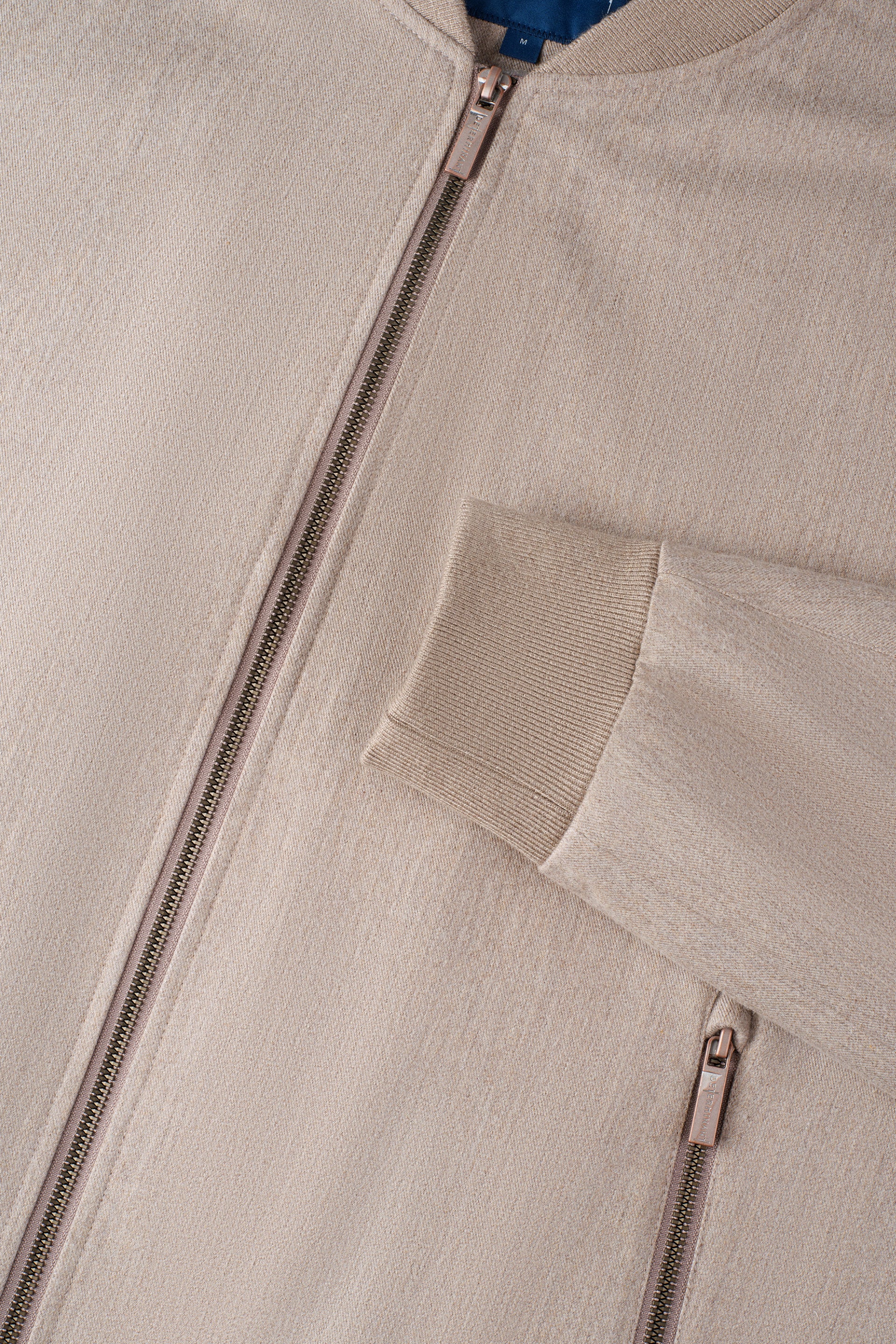 Cotton-Yak Insulated Bomber Jacket | Khaki 5405NZ - Image 5
