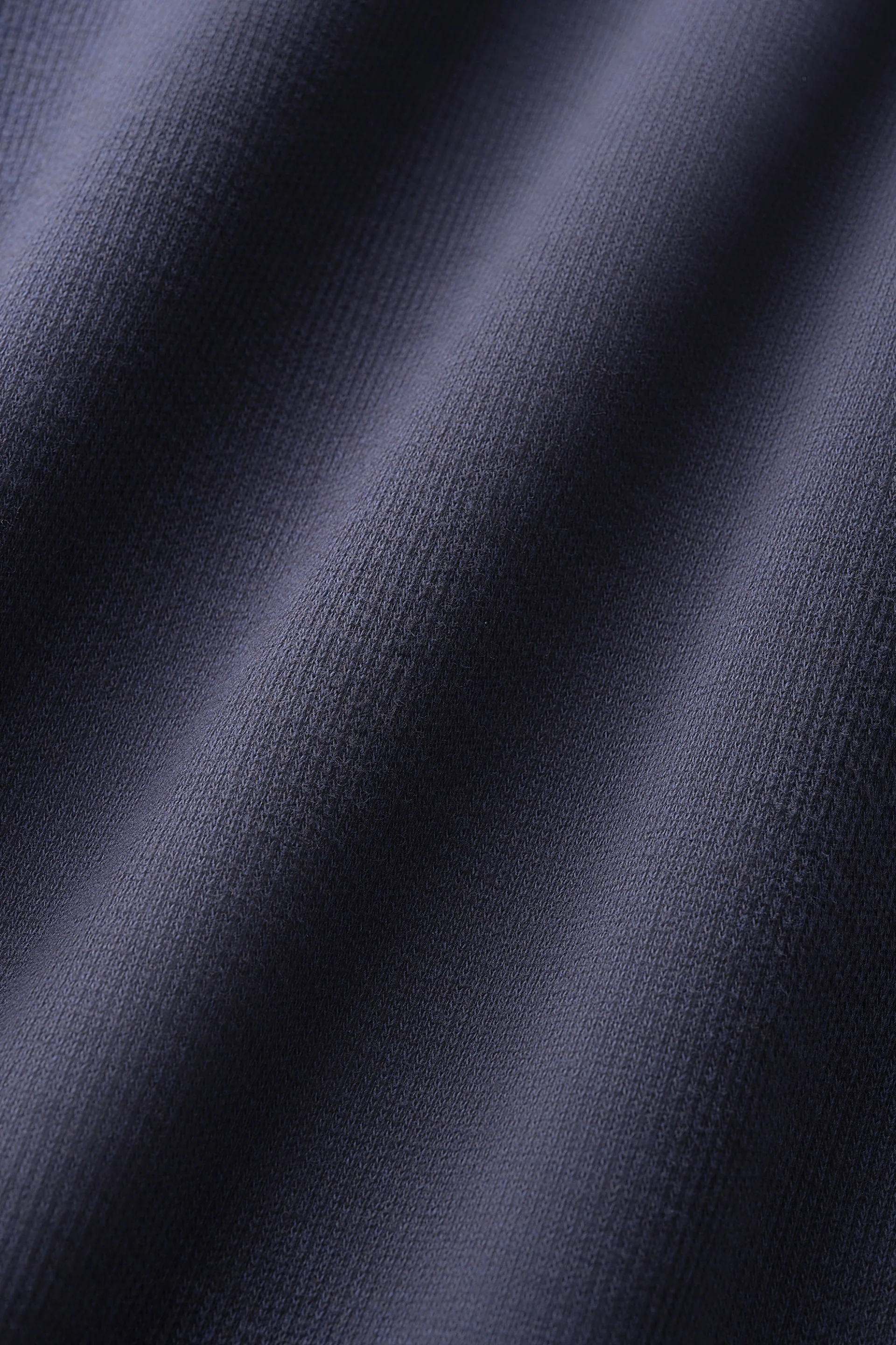 Cotton-Yak Ribbed Jacquard Full-Zip Jacket | Navy EB1244 - Image 6