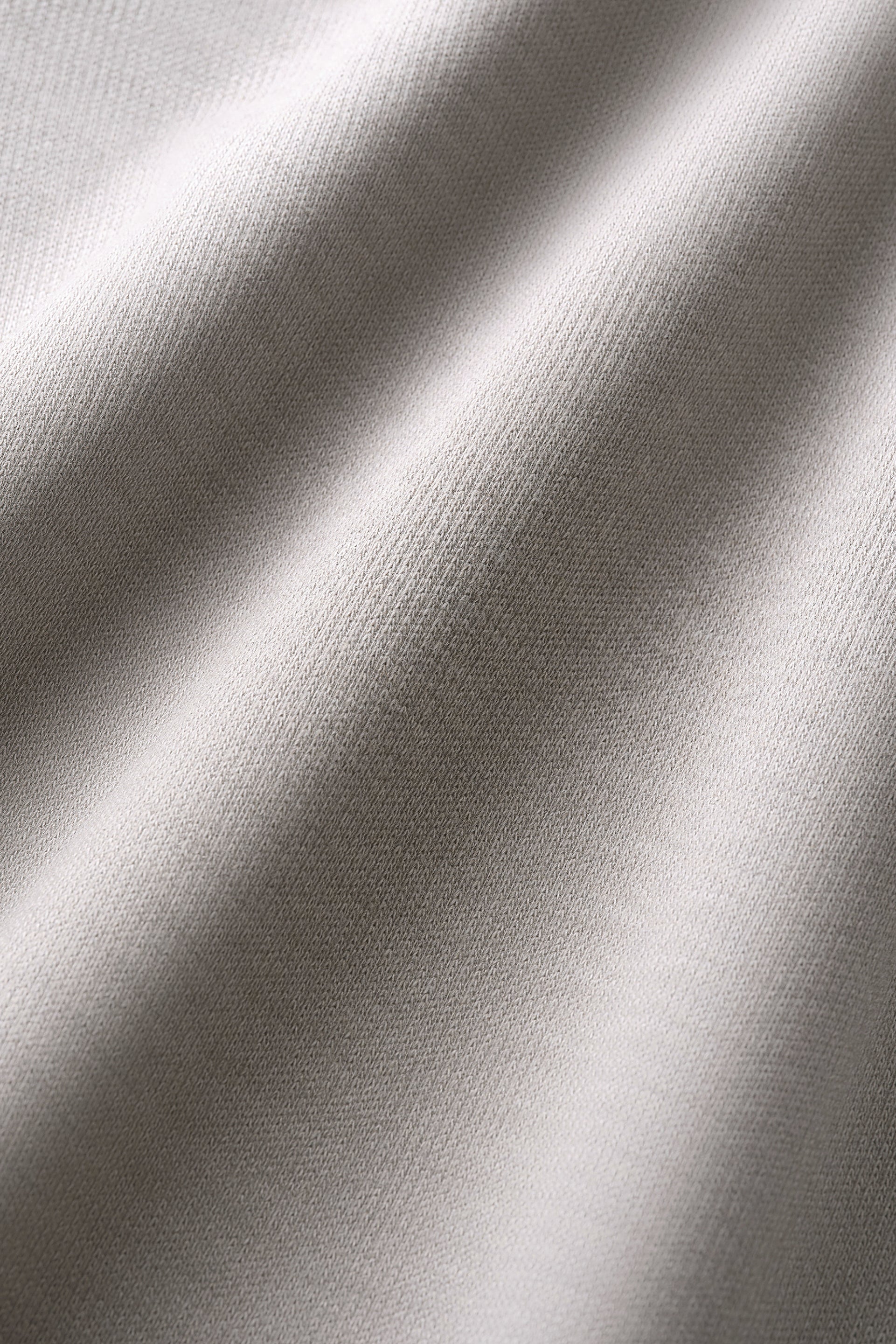 Cotton-Yak Ribbed Jacquard Polo Sweater | Grey VE3874 - Image 5