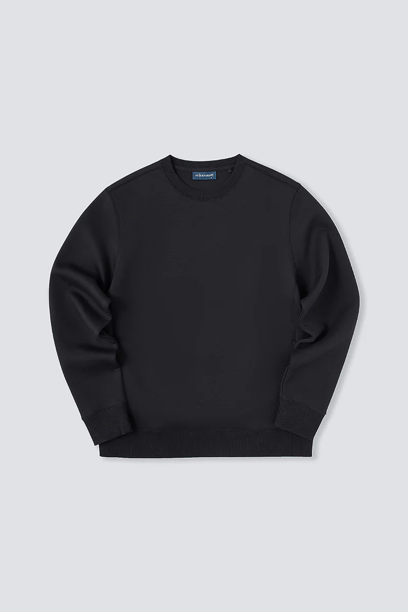 CottonSTRETCH Intechno Sweatshirt | Black BKFD01 - Image 11