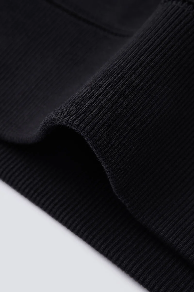 CottonSTRETCH Intechno Sweatshirt | Black BKFD01 - Image 9