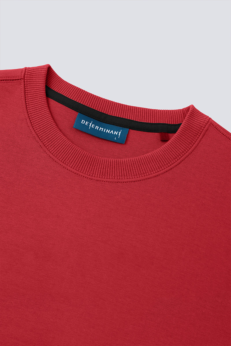 CottonSTRETCH Intechno Sweatshirt | Burgundy RDE167 - Image 7
