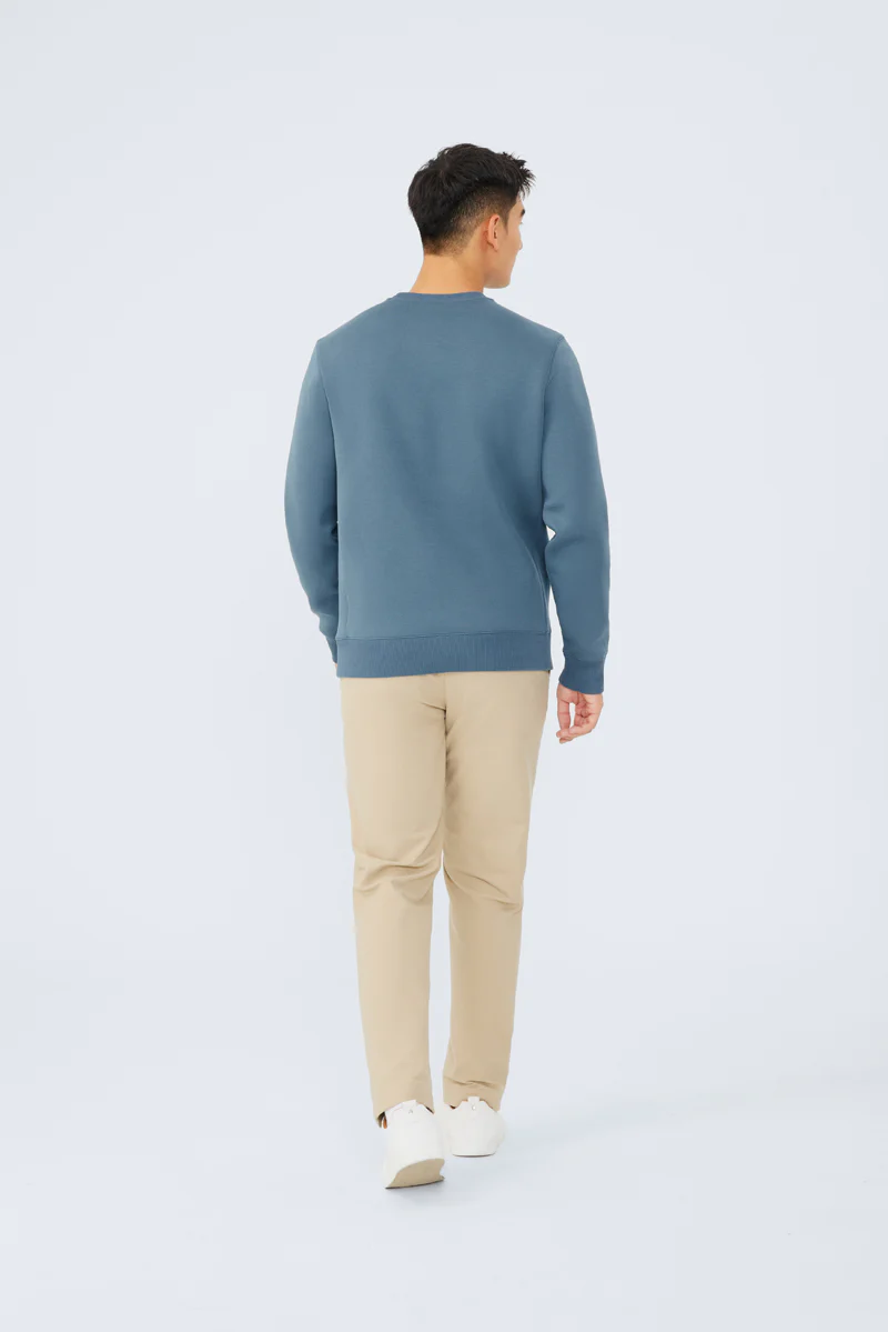 CottonSTRETCH Intechno Sweatshirt | Dark Teal BLE123 - Image 4