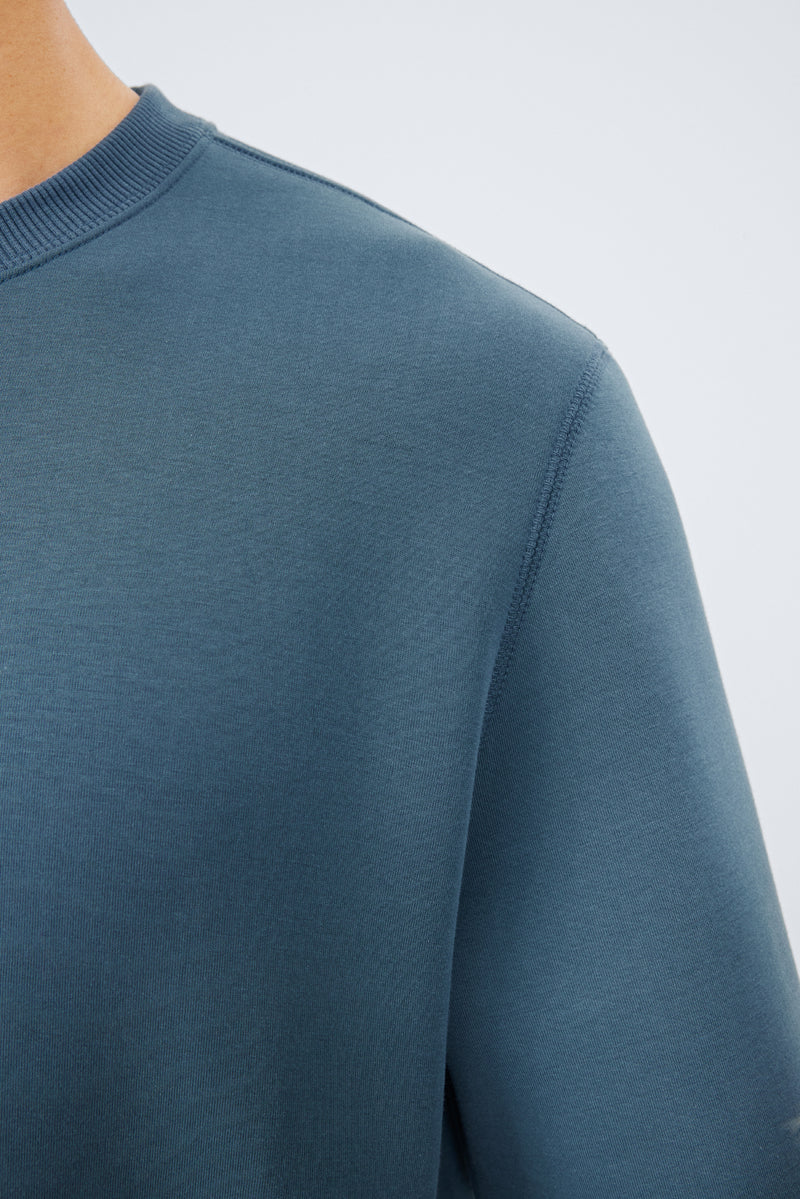 CottonSTRETCH Intechno Sweatshirt | Dark Teal BLE123 - Image 5