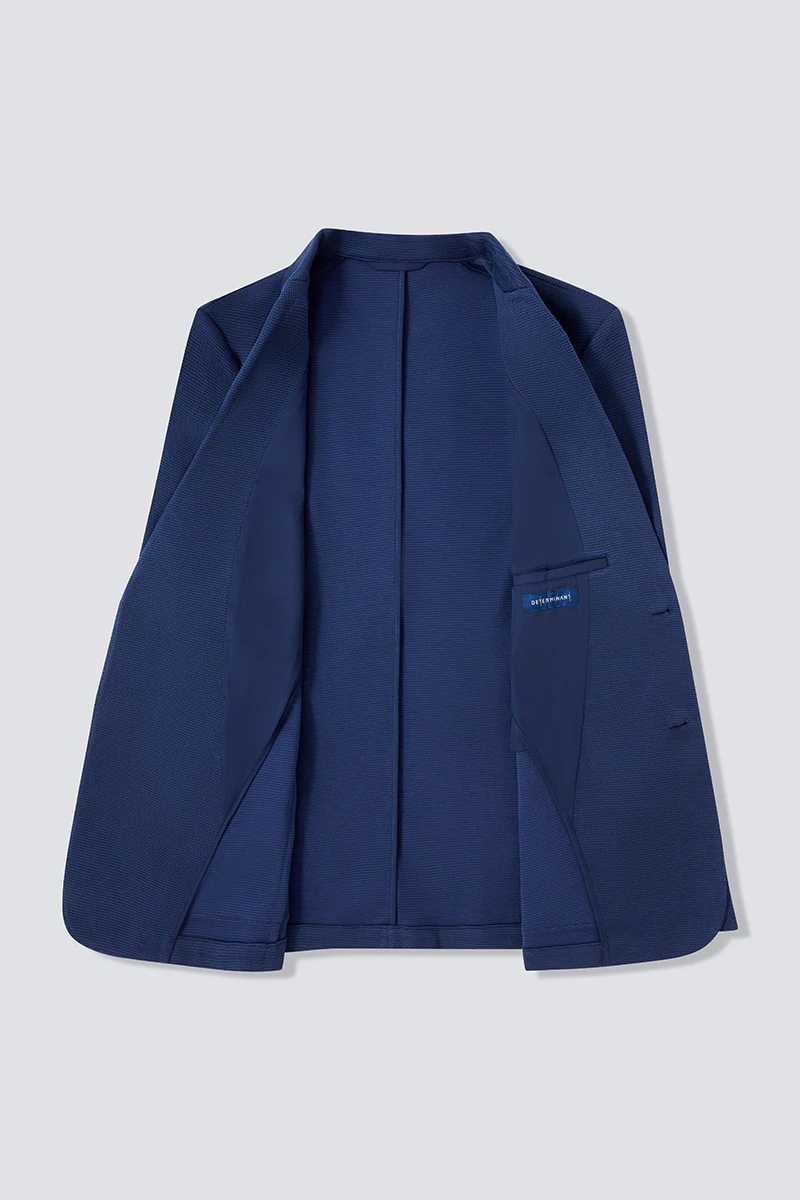 CottonSTRETCH Knit Smart Blazer | Navy NNY096 - Image 12