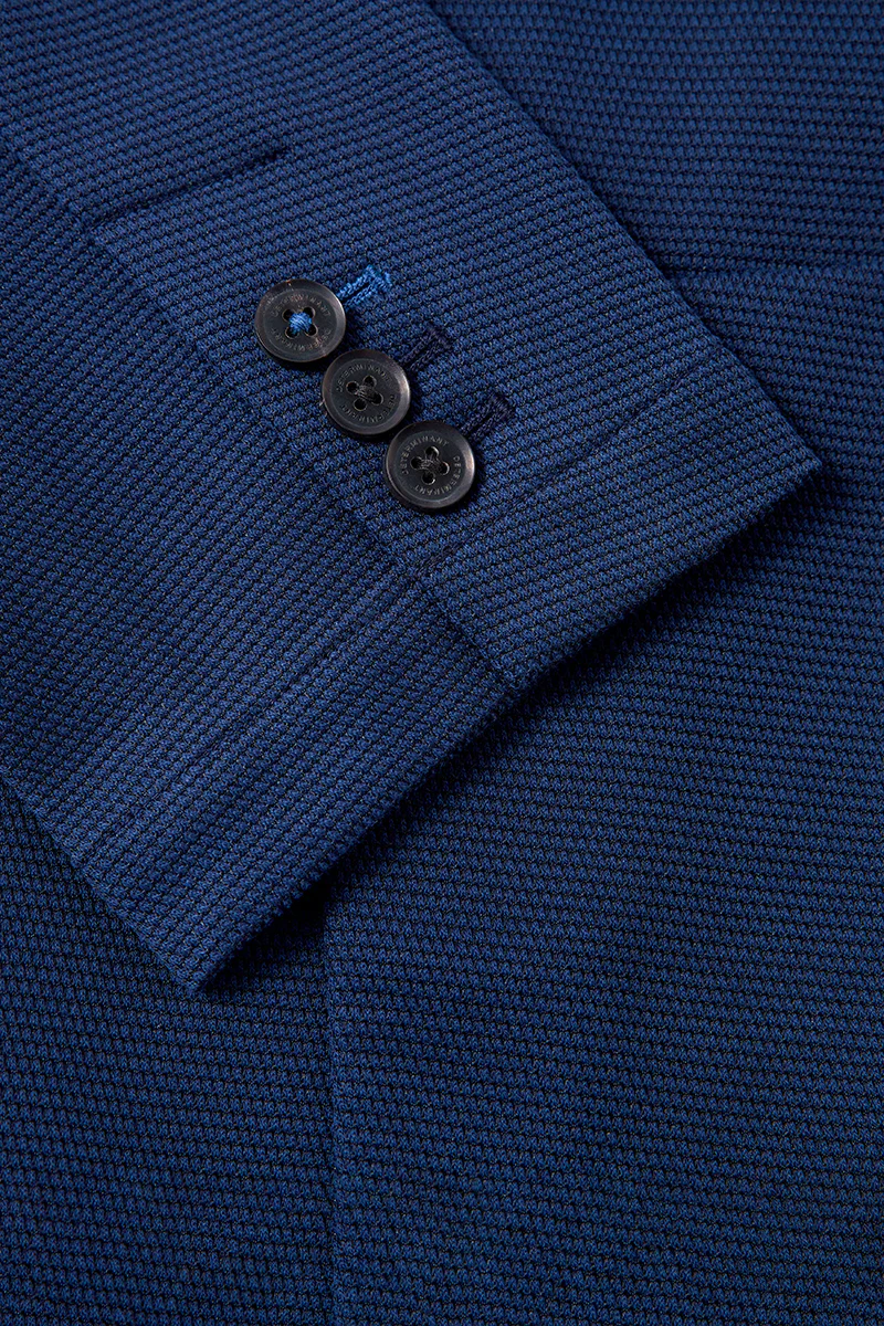 CottonSTRETCH Knit Smart Blazer | Navy NNY096 - Image 7