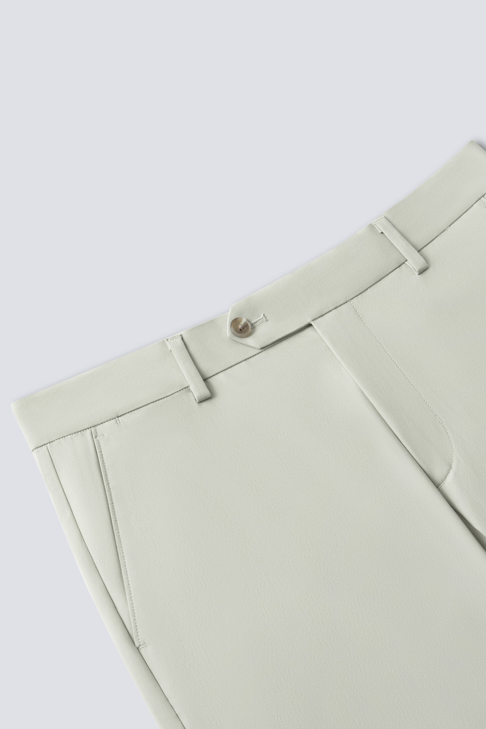 CottonSTRETCH Lightweight Regular Fit Tailored Pants | Sand Khaki 26350N - Image 4