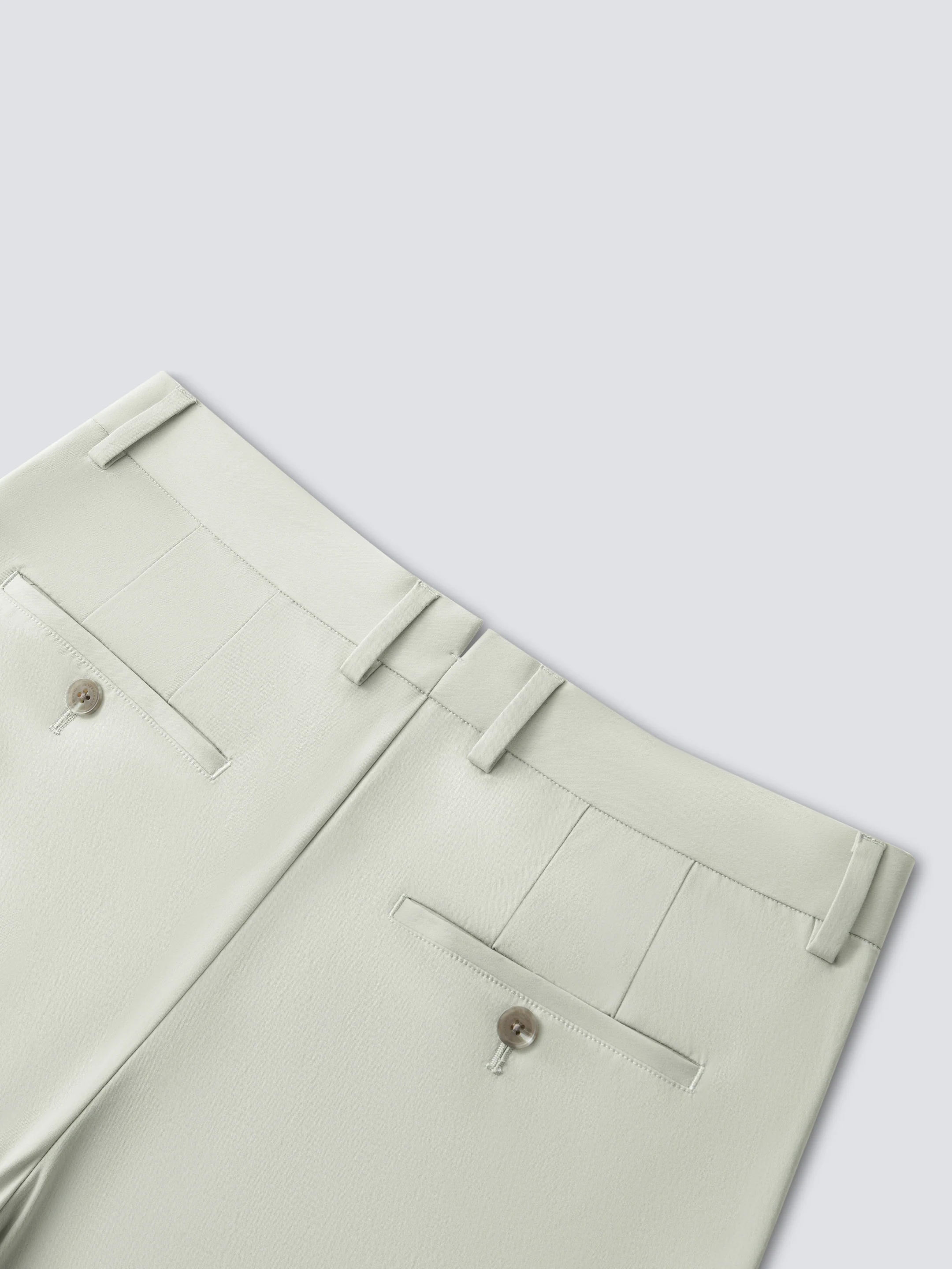 CottonSTRETCH Lightweight Regular Fit Tailored Pants | Sand Khaki 26350N - Image 5