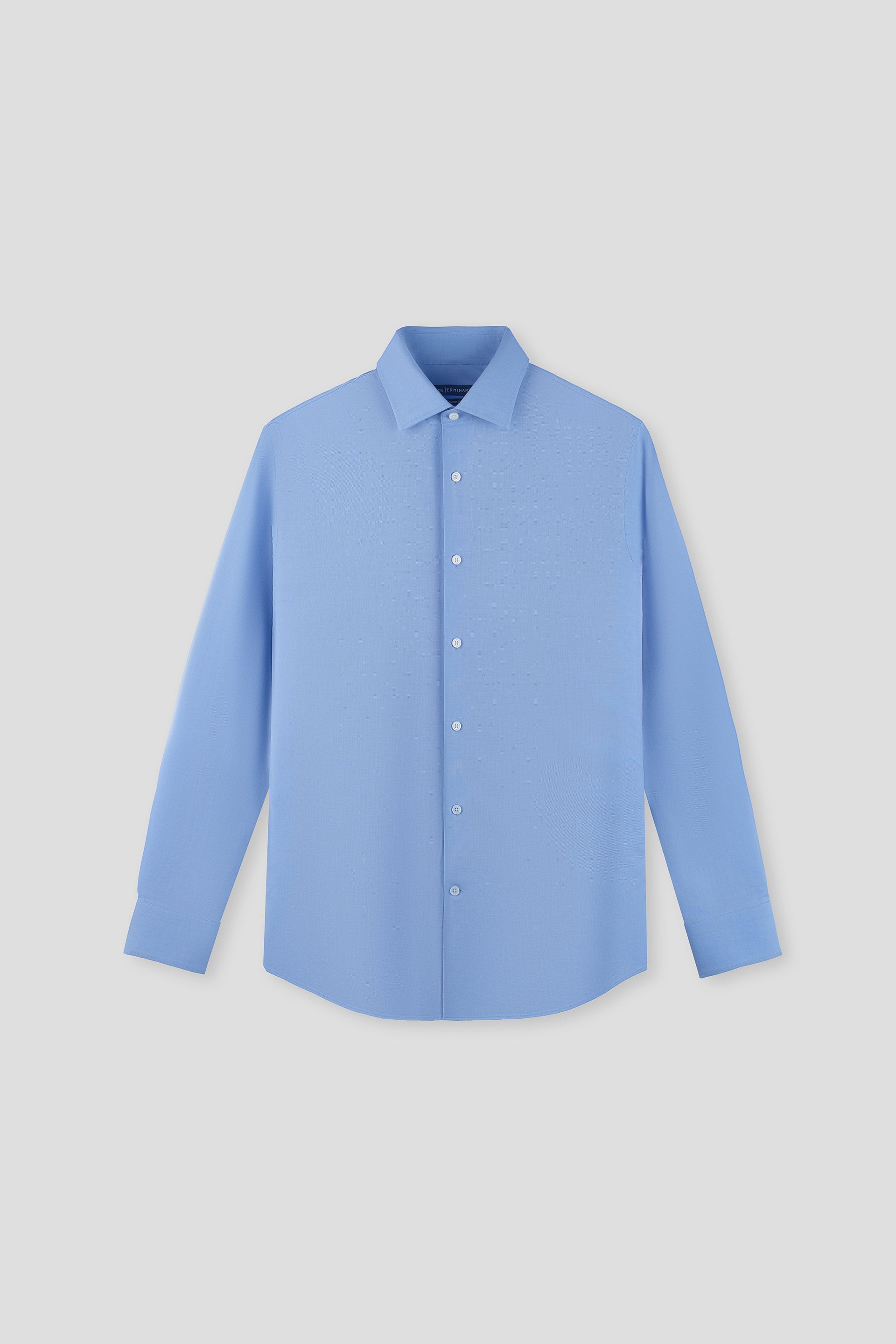 CottonSTRETCH Royal Oxford Dress Shirt | Blue 33244N - Image 3