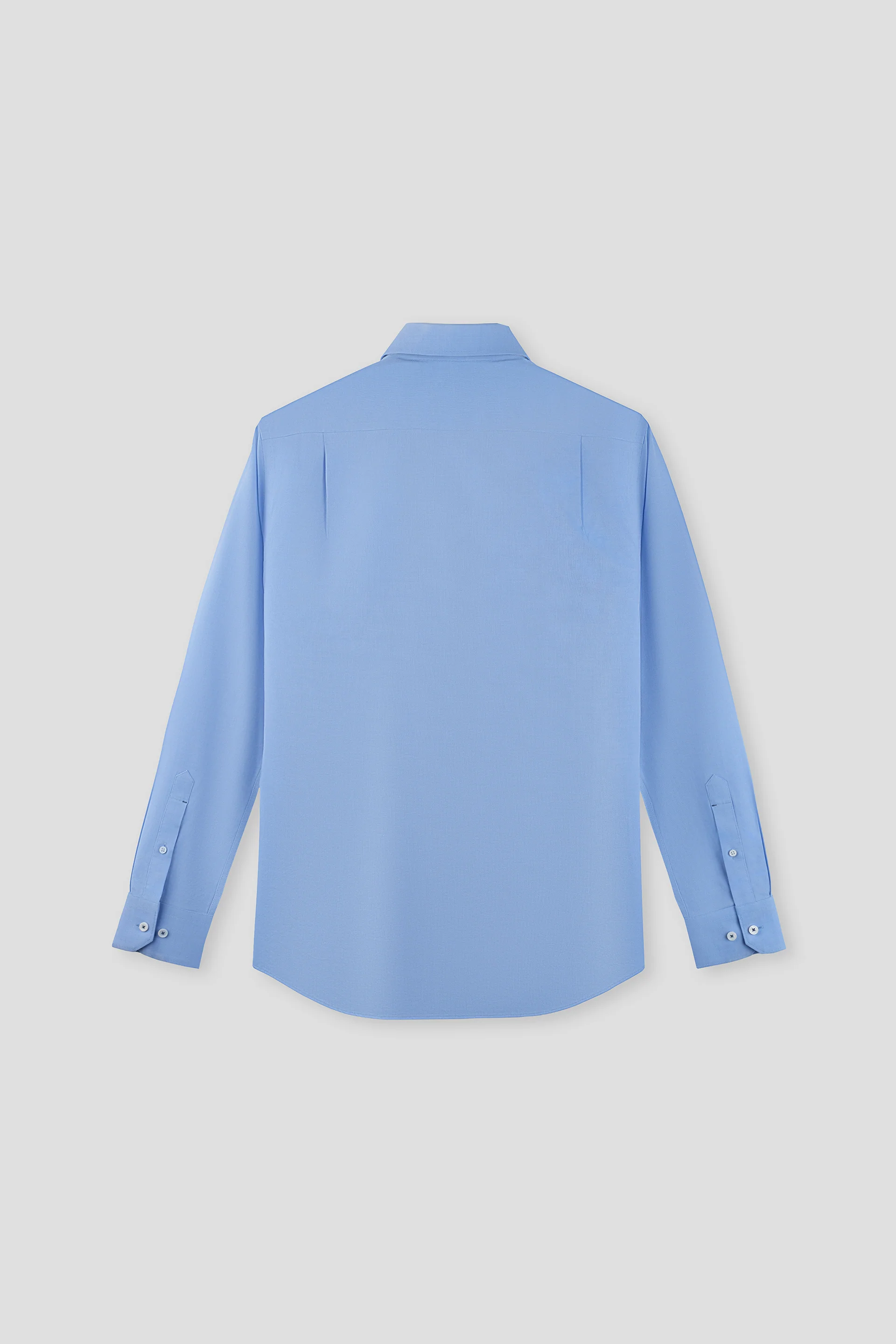 CottonSTRETCH Royal Oxford Dress Shirt | Blue 33244N - Image 4