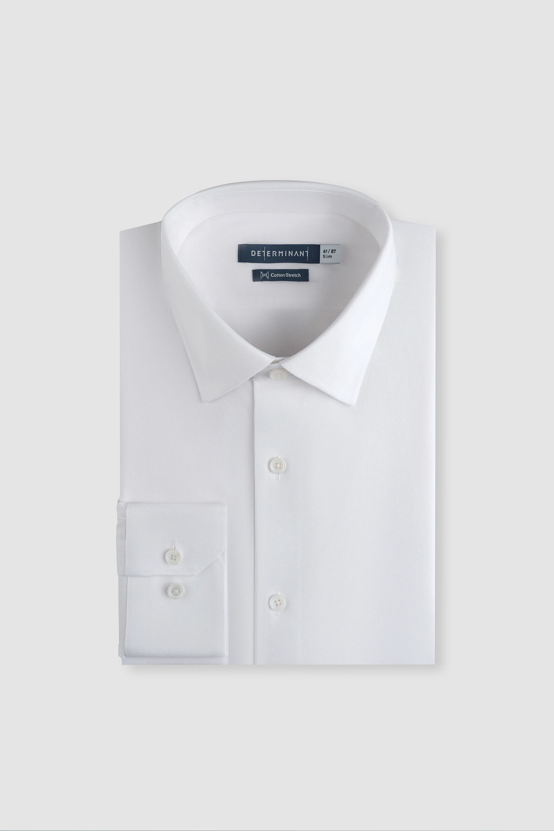 CottonSTRETCH Royal Oxford Dress Shirt | White WH001Z - Image 5