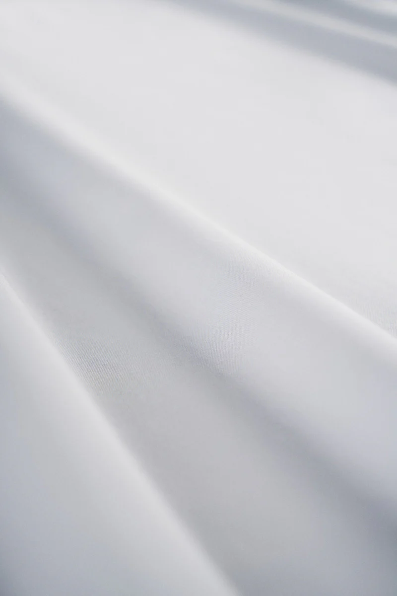 CottonSTRETCH Twill Dress Shirt | Pale Grey 13141N - Image 4