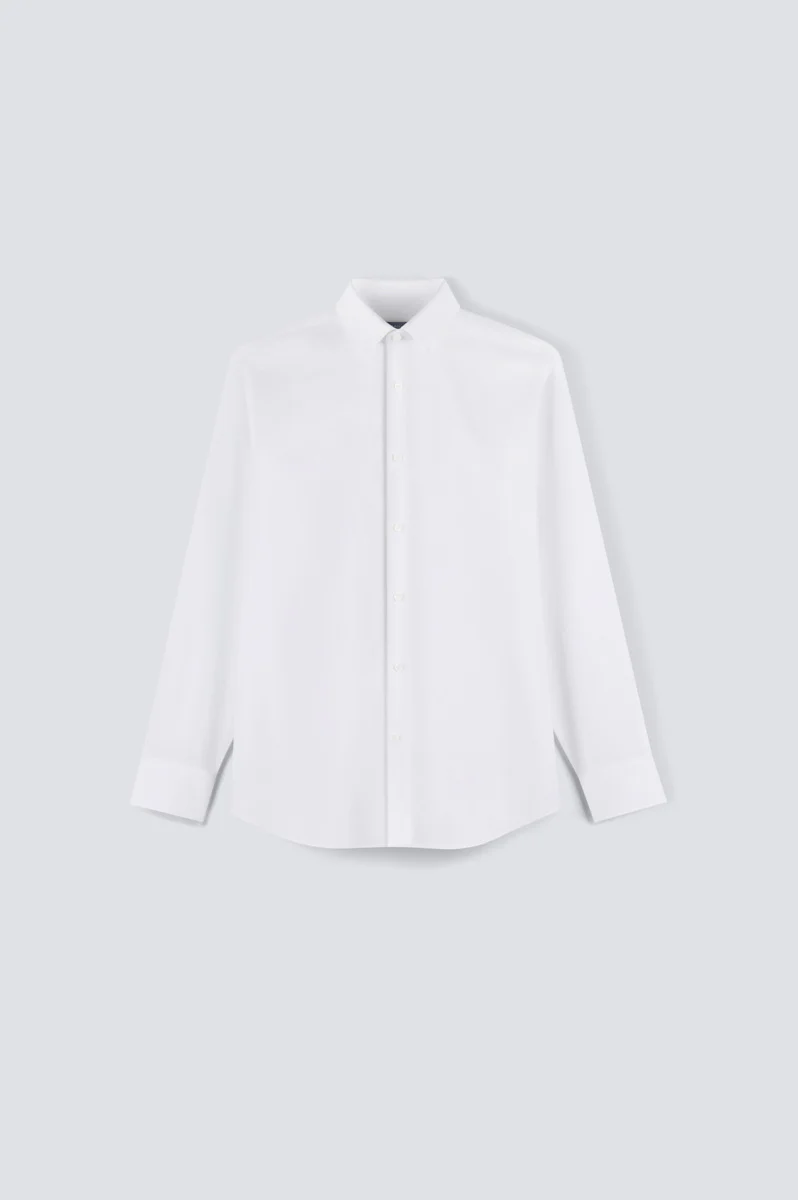 CottonSTRETCH Twill Dress Shirt | White WH001Z - Image 5