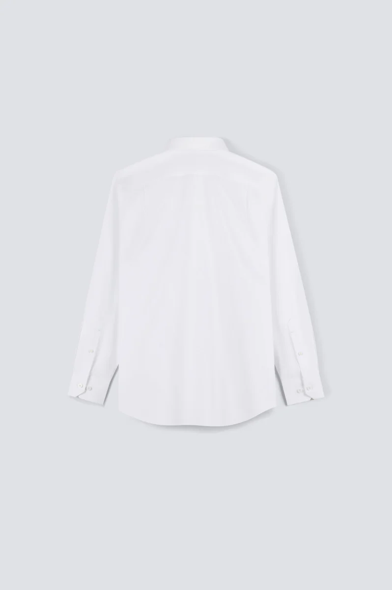 CottonSTRETCH Twill Dress Shirt | White WH001Z - Image 6