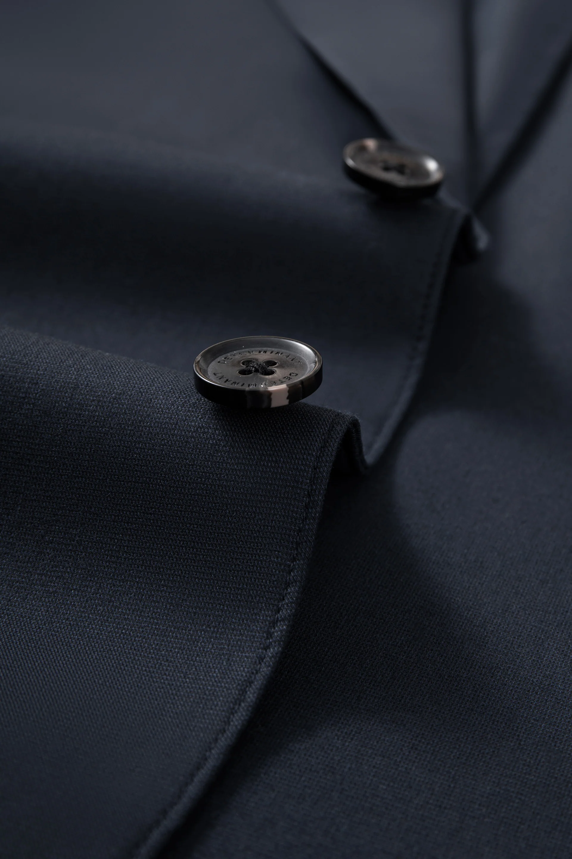 CottonSTRETCH Unstructured Woven Blazer | Navy 3492KP - Image 4