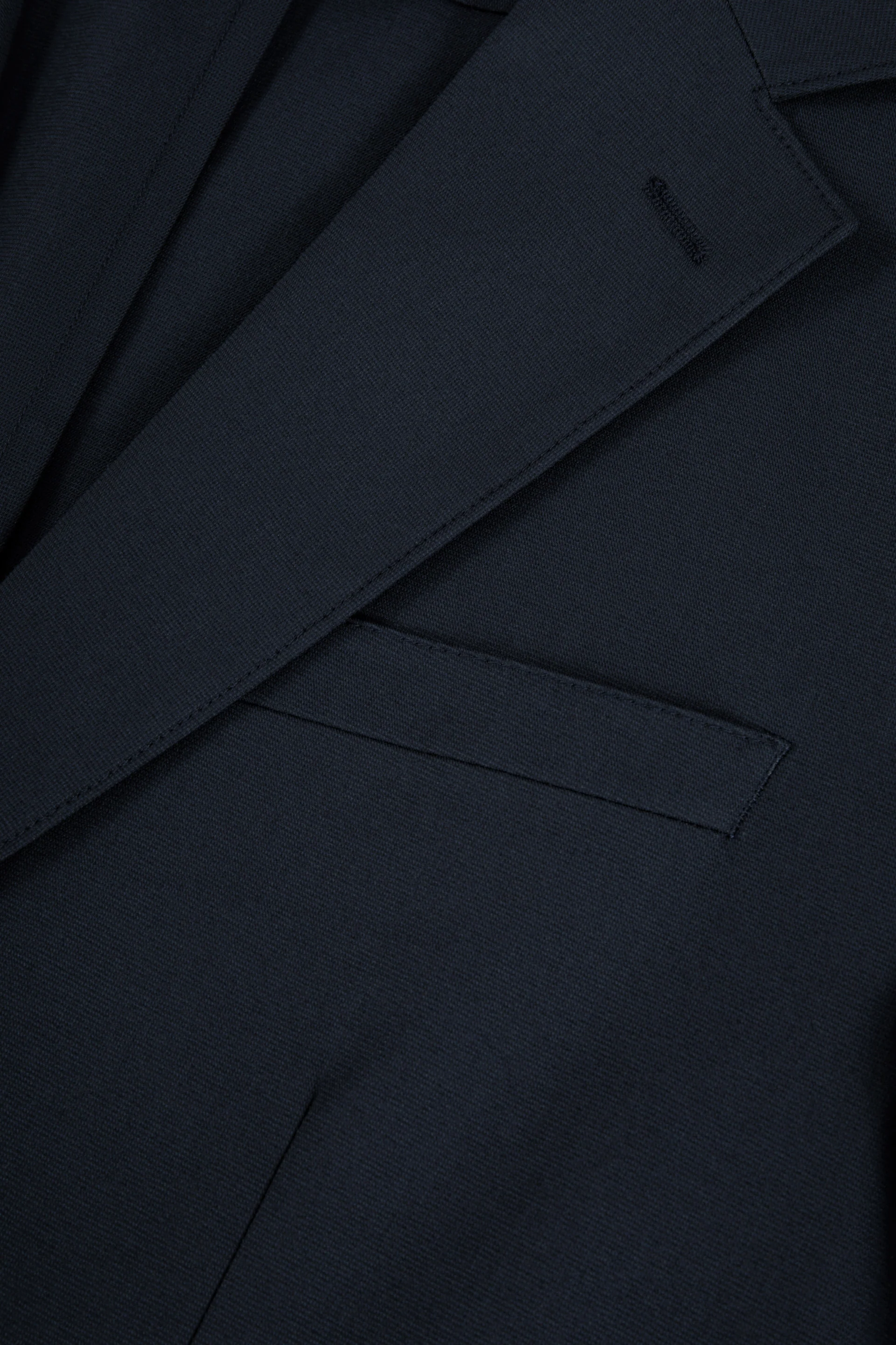 CottonSTRETCH Unstructured Woven Blazer | Navy 3492KP - Image 5