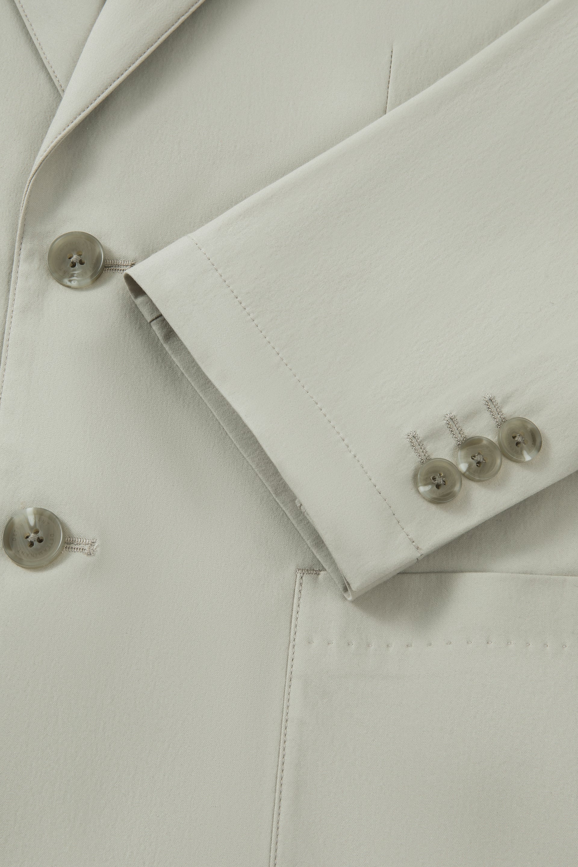 CottonSTRETCH Unstructured Woven Blazer | Sand Khaki 26350N - Image 5