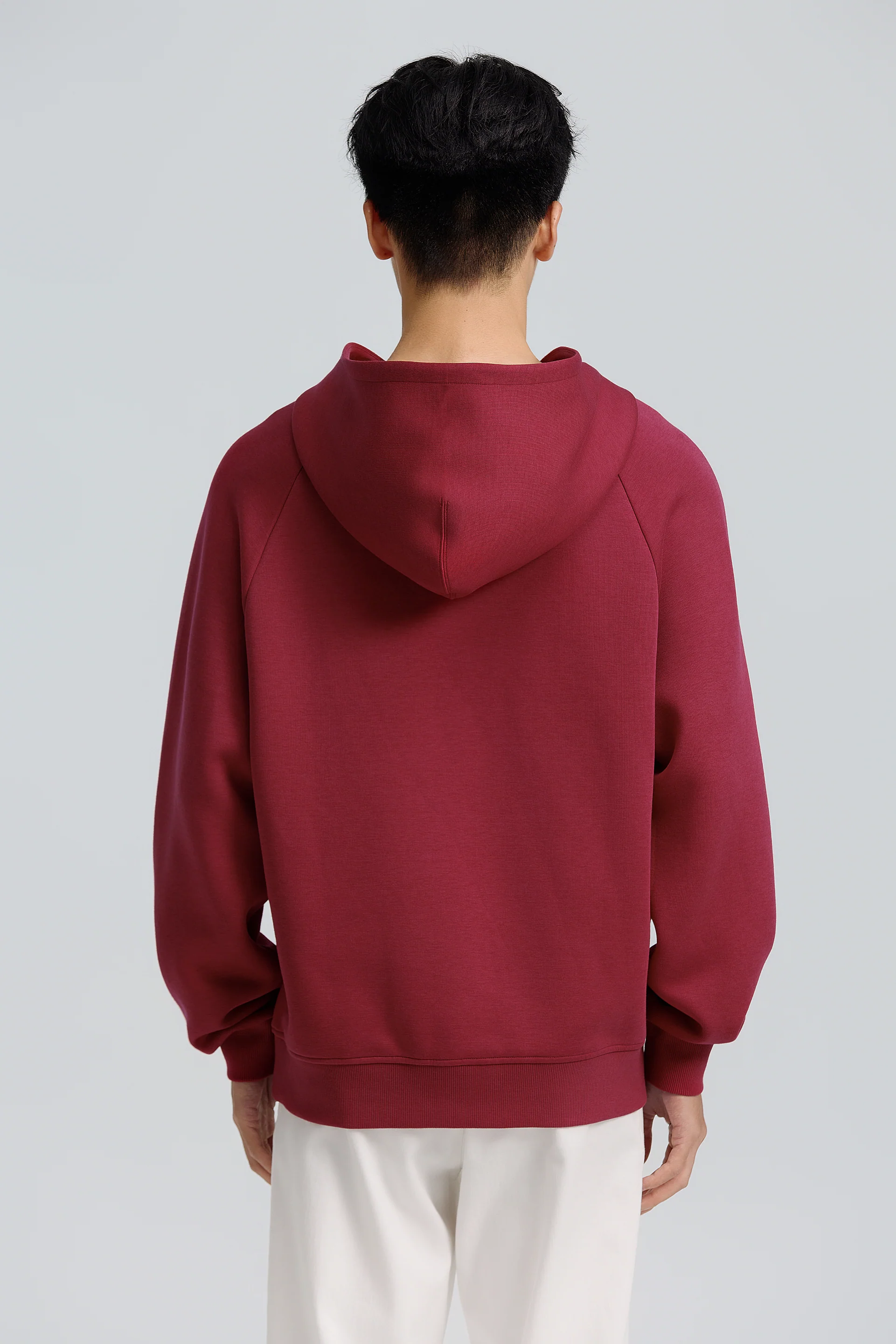 CottonSTRETCH Year of the Horse Hoodie | Burgundy RDE167 - Image 9