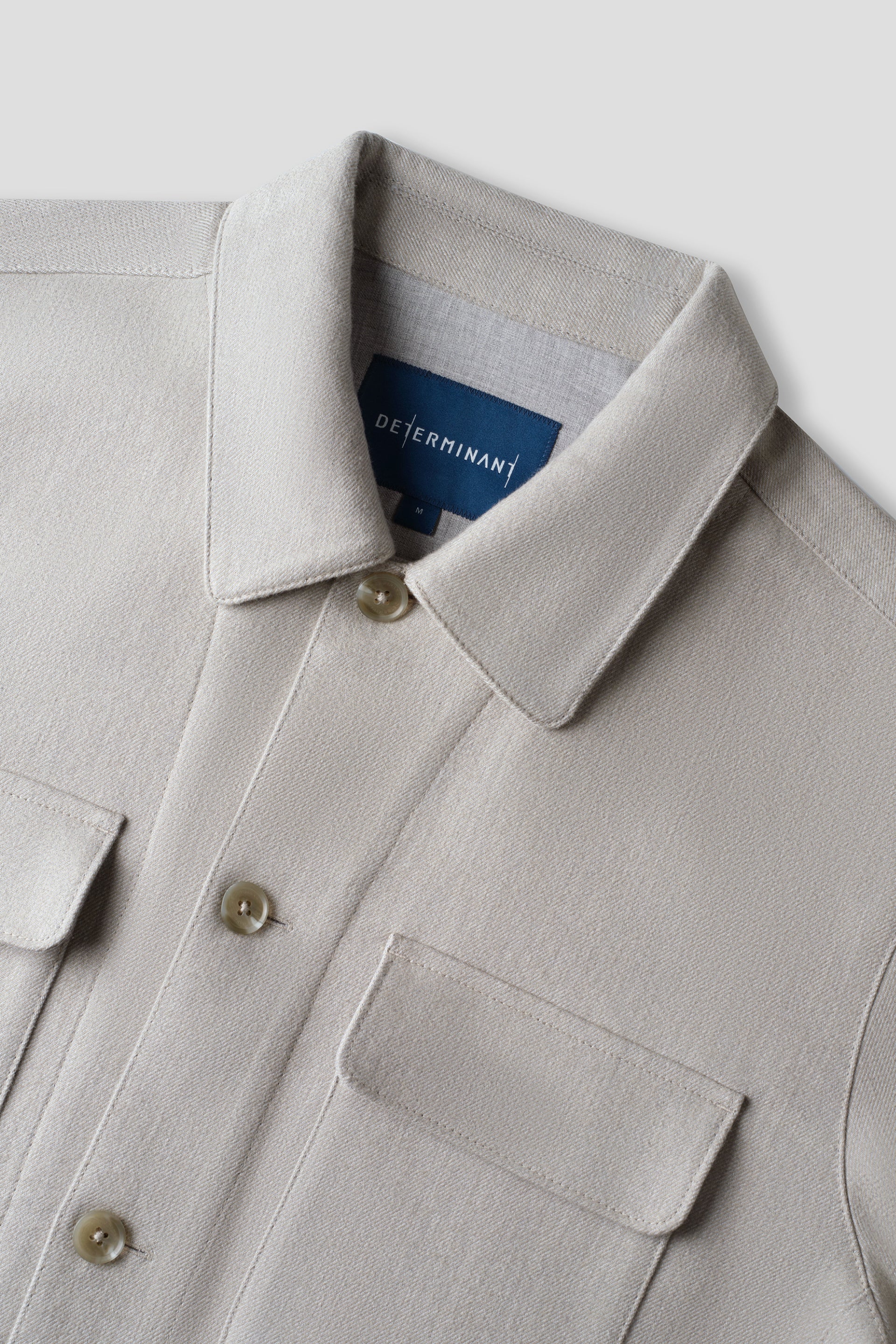 Double Chest Pocket Utility Jacket | Khaki 4161NZ - Image 3