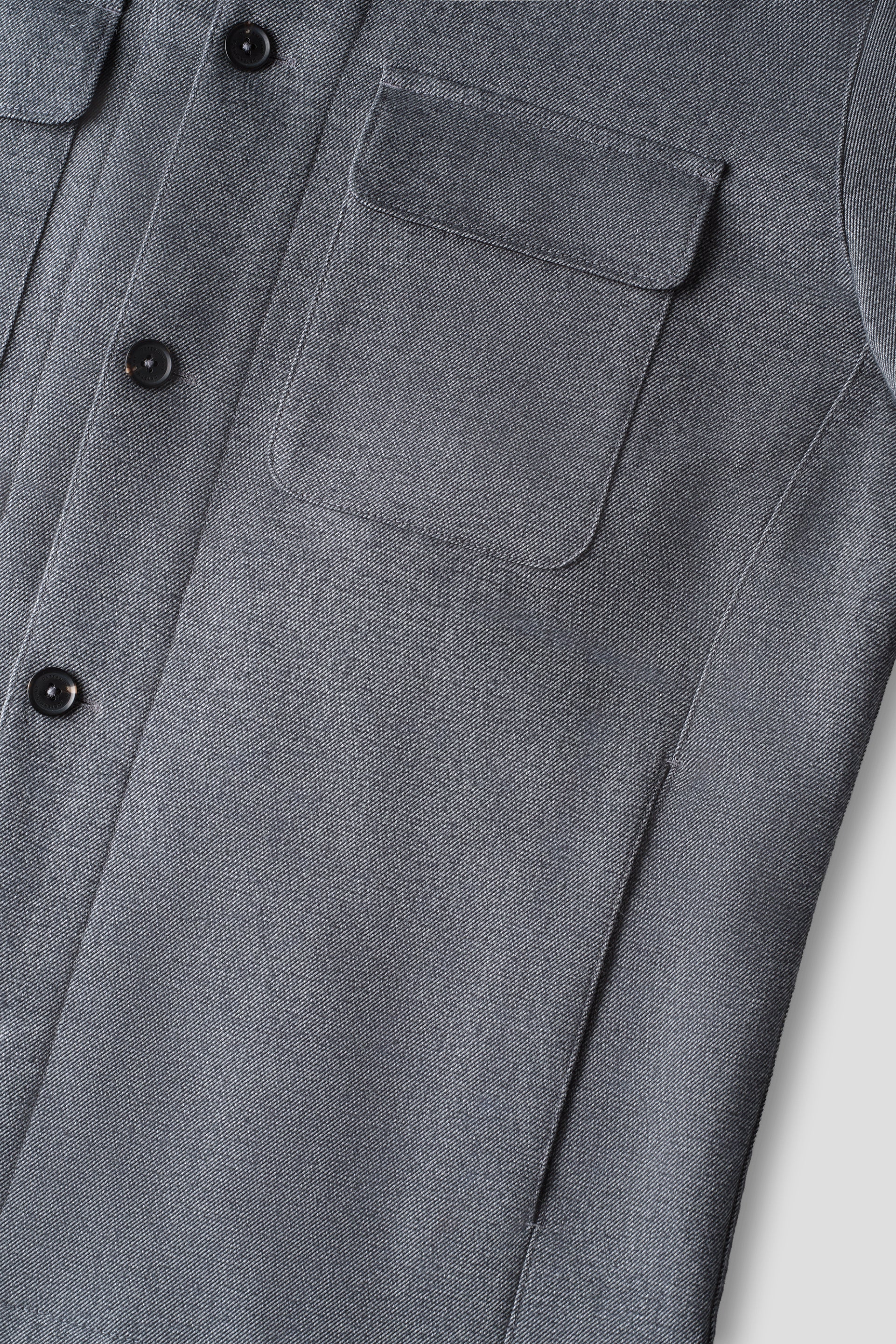 Double Chest Pocket Utility Jacket | Slate Grey 4162NZ - Image 5