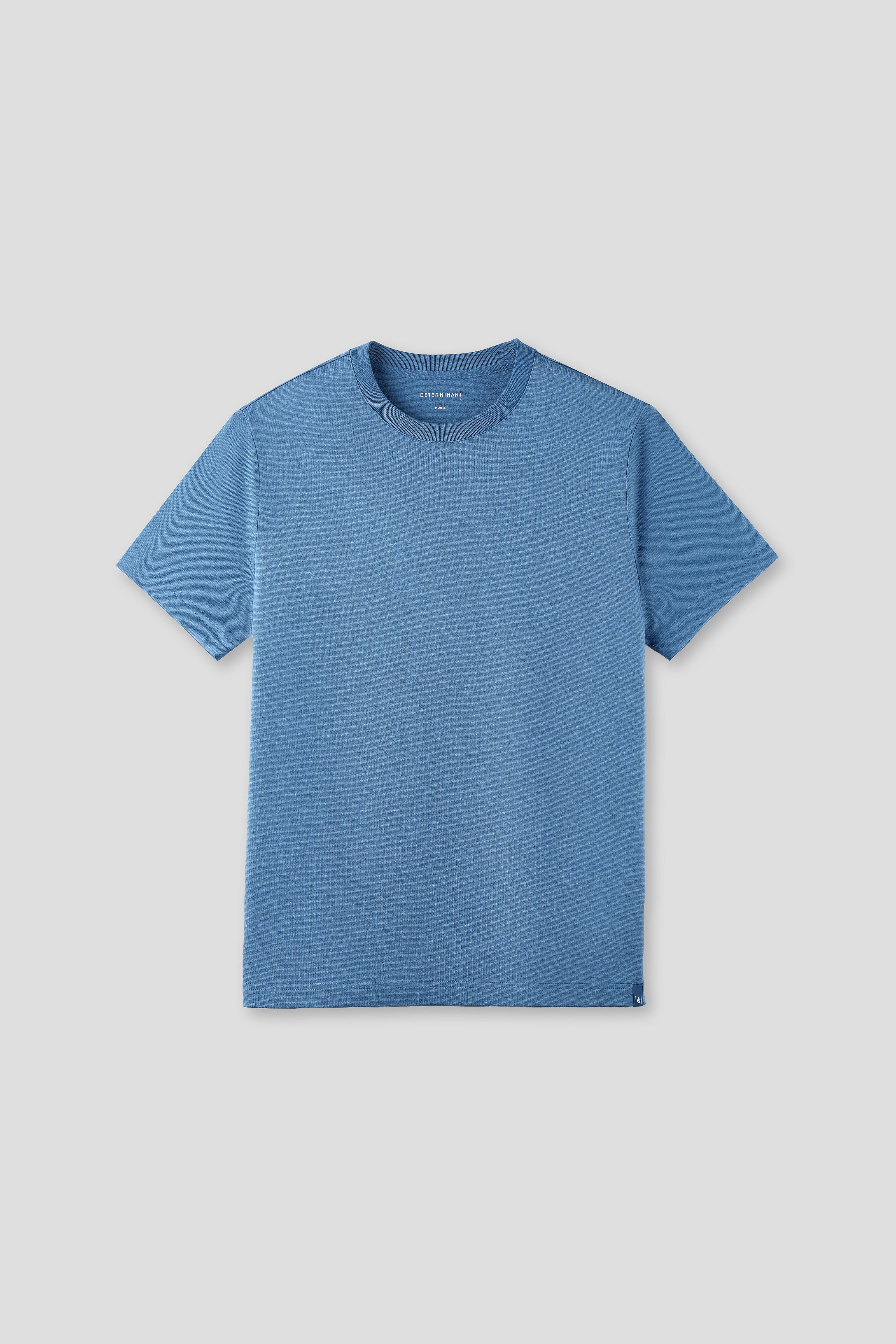 “Frozen in Tones” Waterless Dye Crew Neck T-Shirt | Arctic Sky BL9035 - Image 3