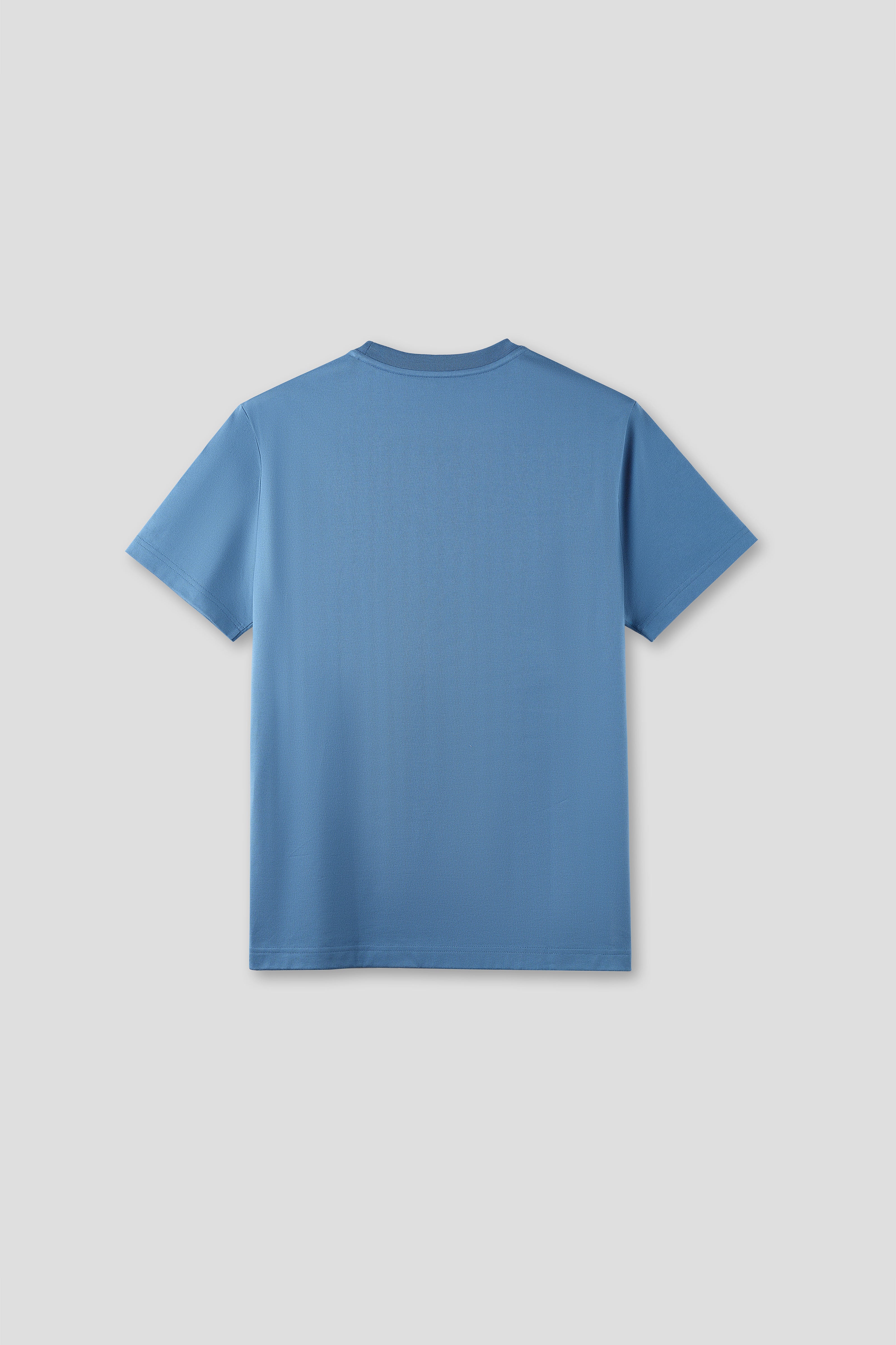“Frozen in Tones” Waterless Dye Crew Neck T-Shirt | Arctic Sky BL9035 - Image 4