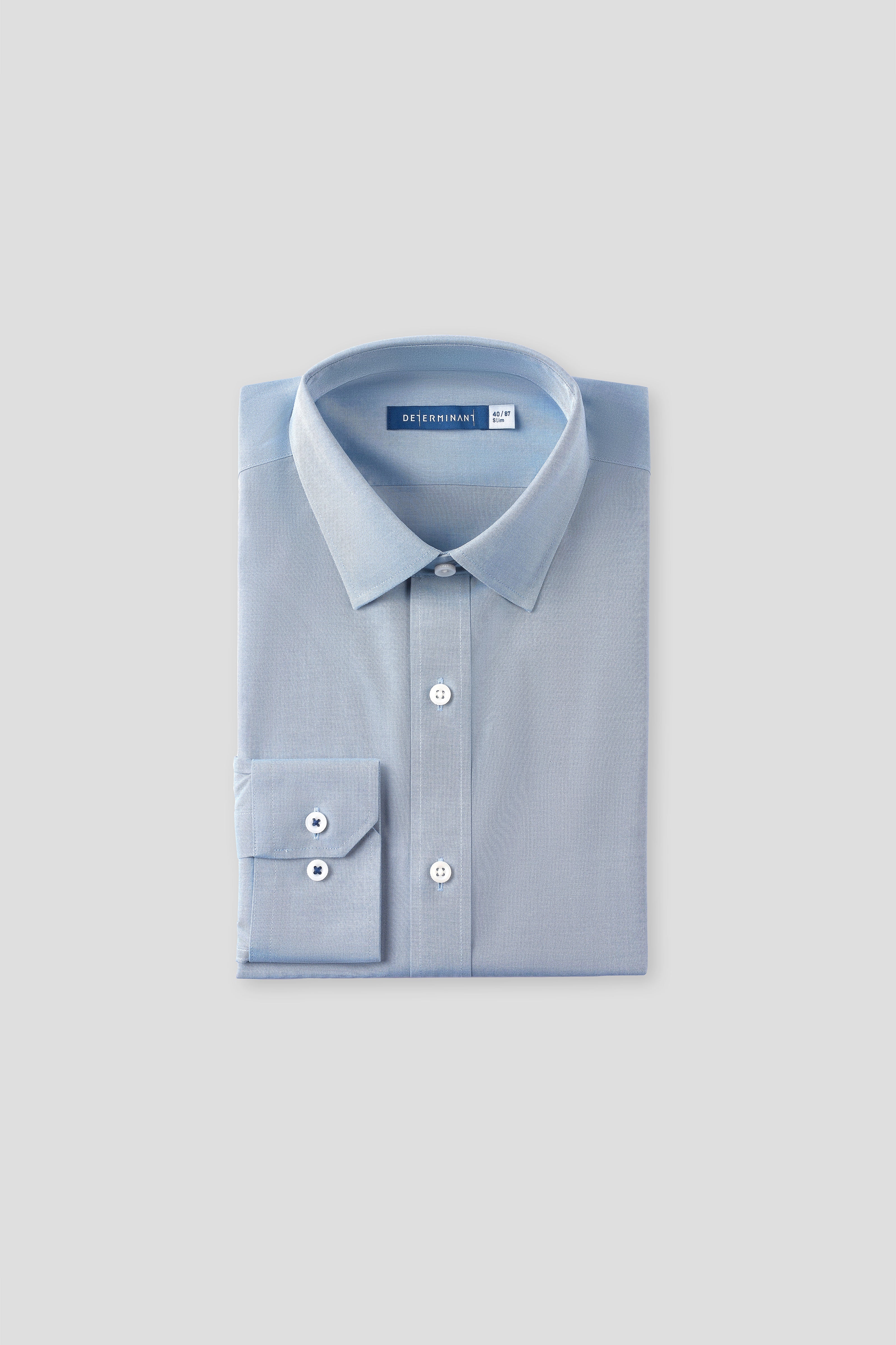 “Frozen in Tones” Waterless Dye Dress Shirt | Glacial Mist 17804N - Image 5