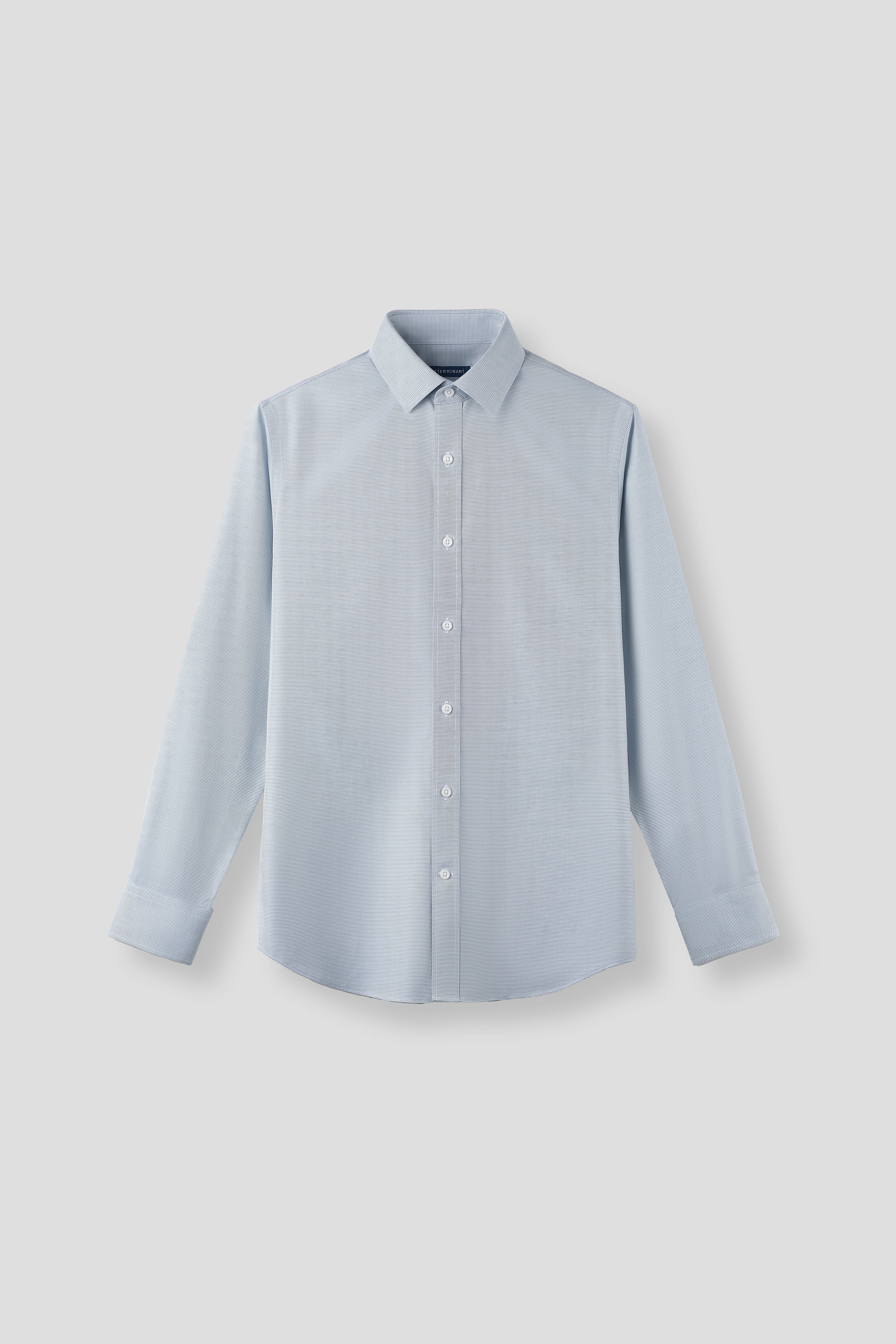 “Frozen in Tones” Waterless Dye Dress Shirt | Glacier Grid 22815N - Image 3