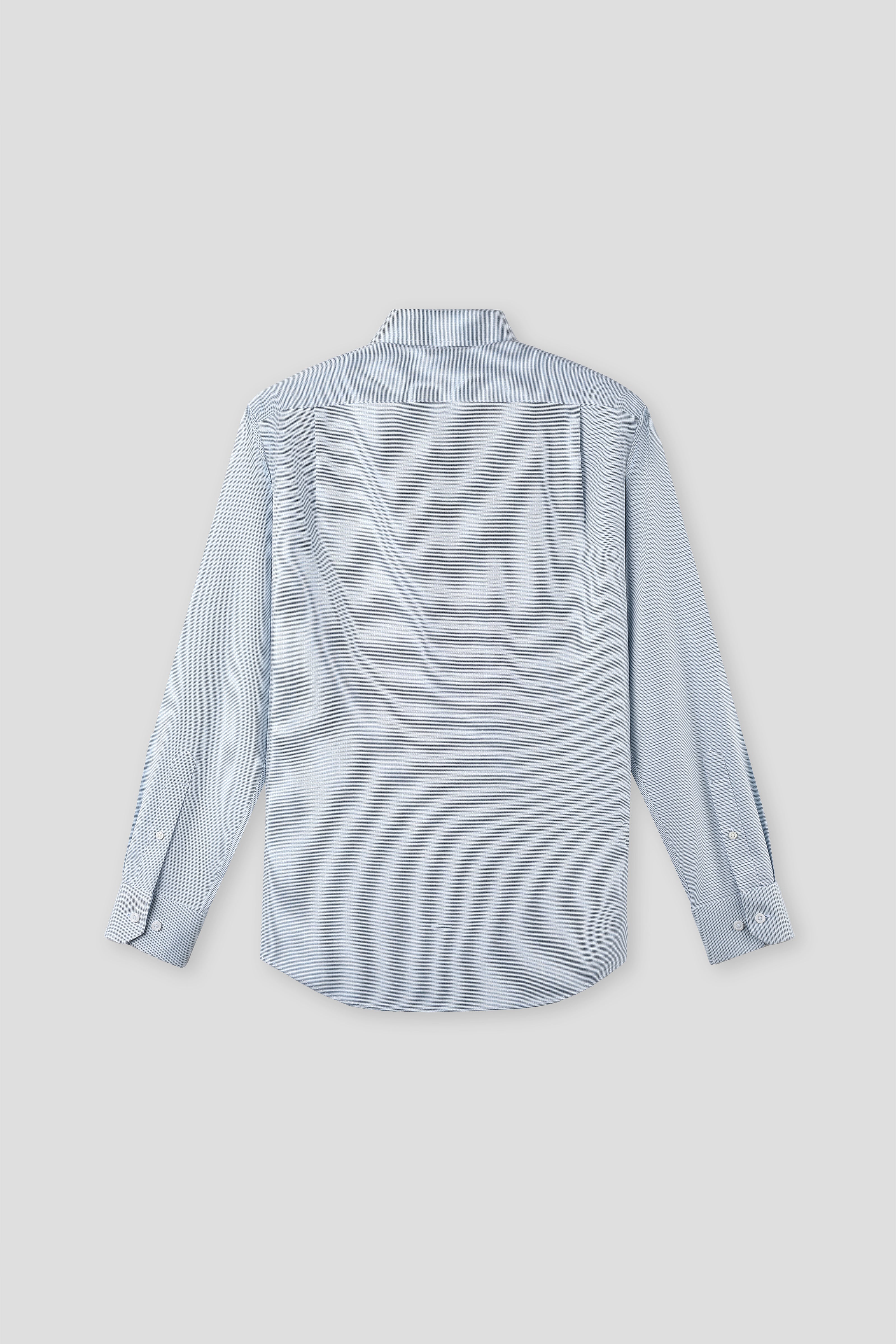 “Frozen in Tones” Waterless Dye Dress Shirt | Glacier Grid 22815N - Image 4