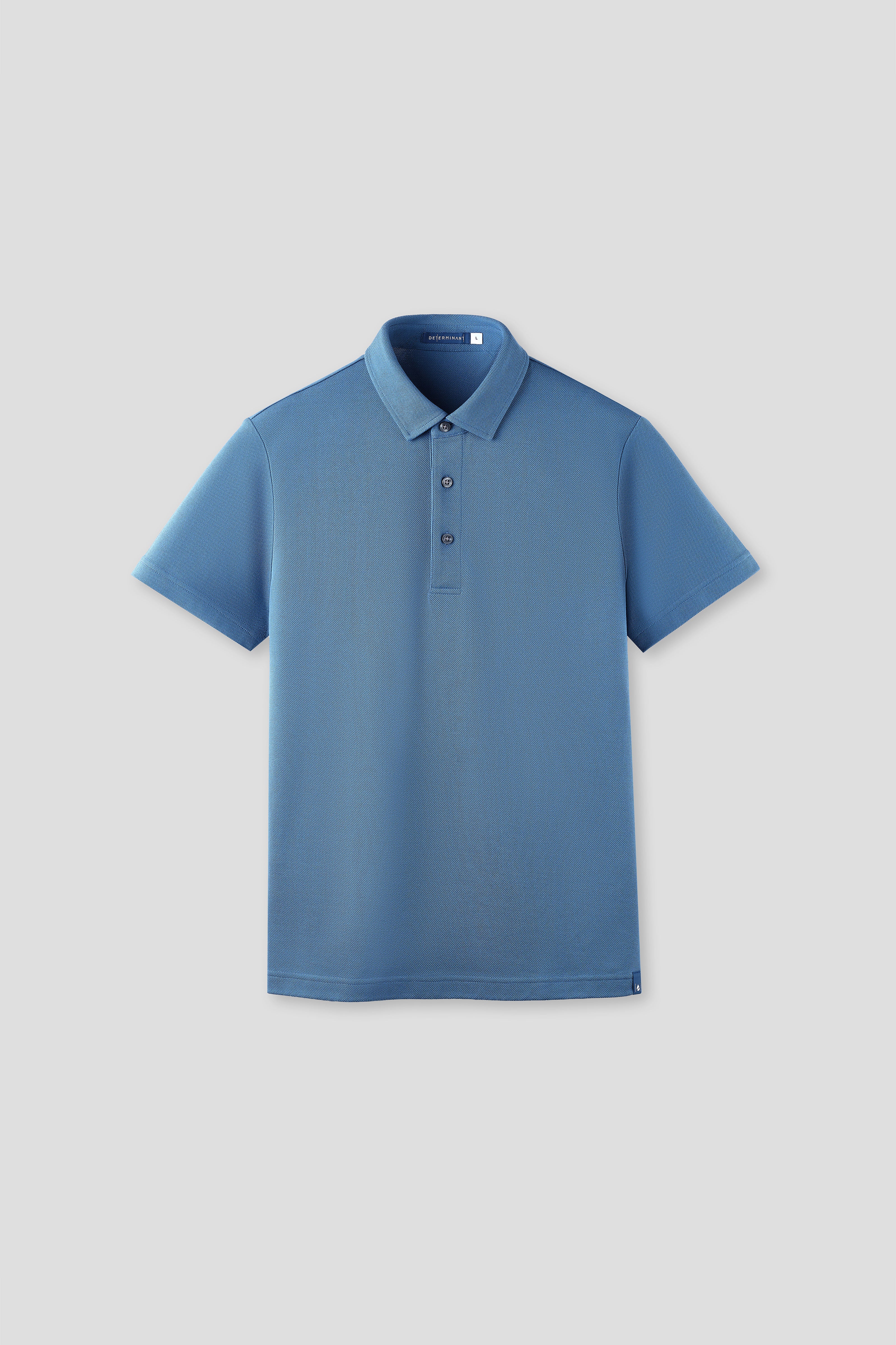 “Frozen in Tones” Waterless Dye Polo | Arctic Sky BL9035 - Image 3