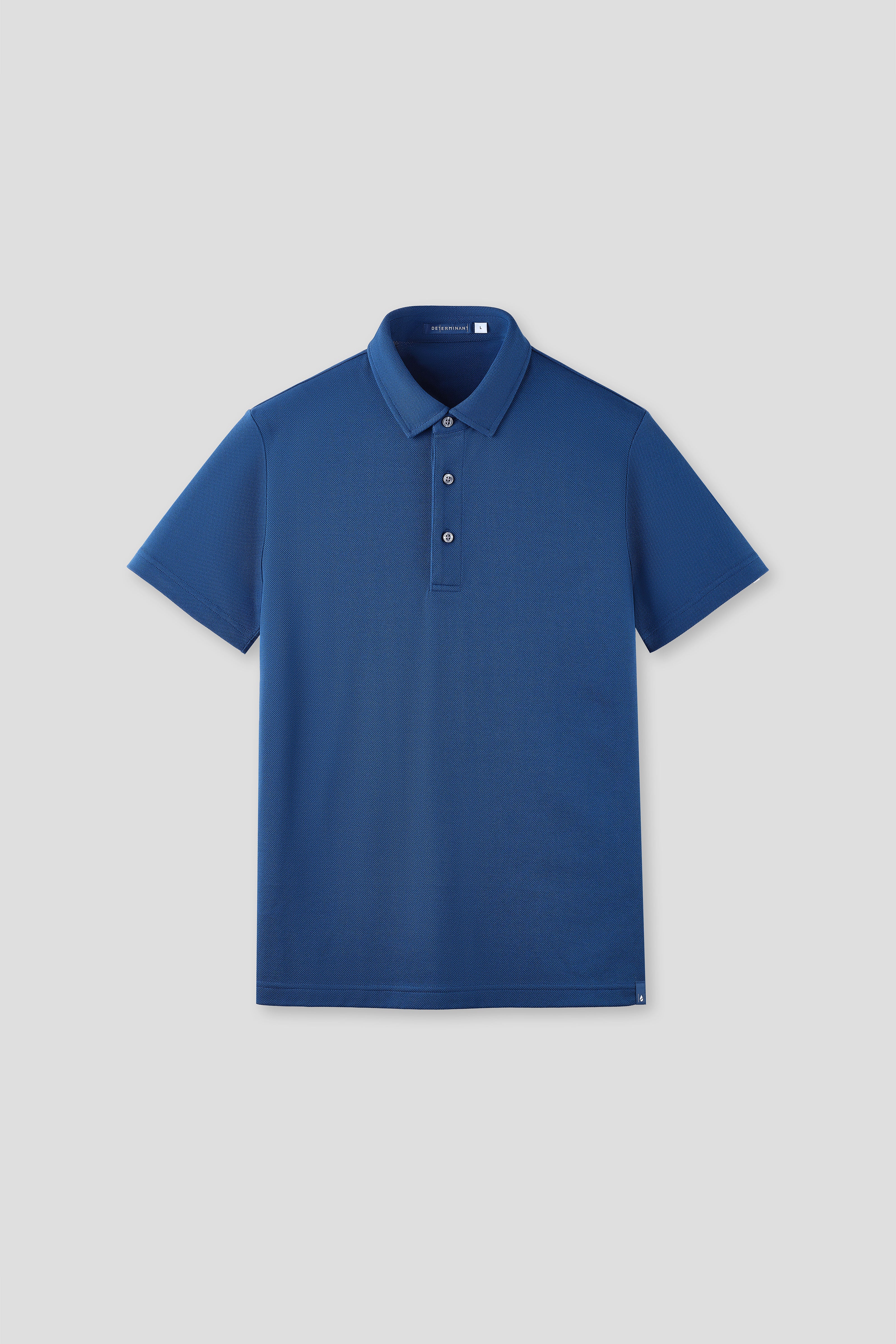 “Frozen in Tones” Waterless Dye Polo | Fjord Blue MB2607 - Image 3