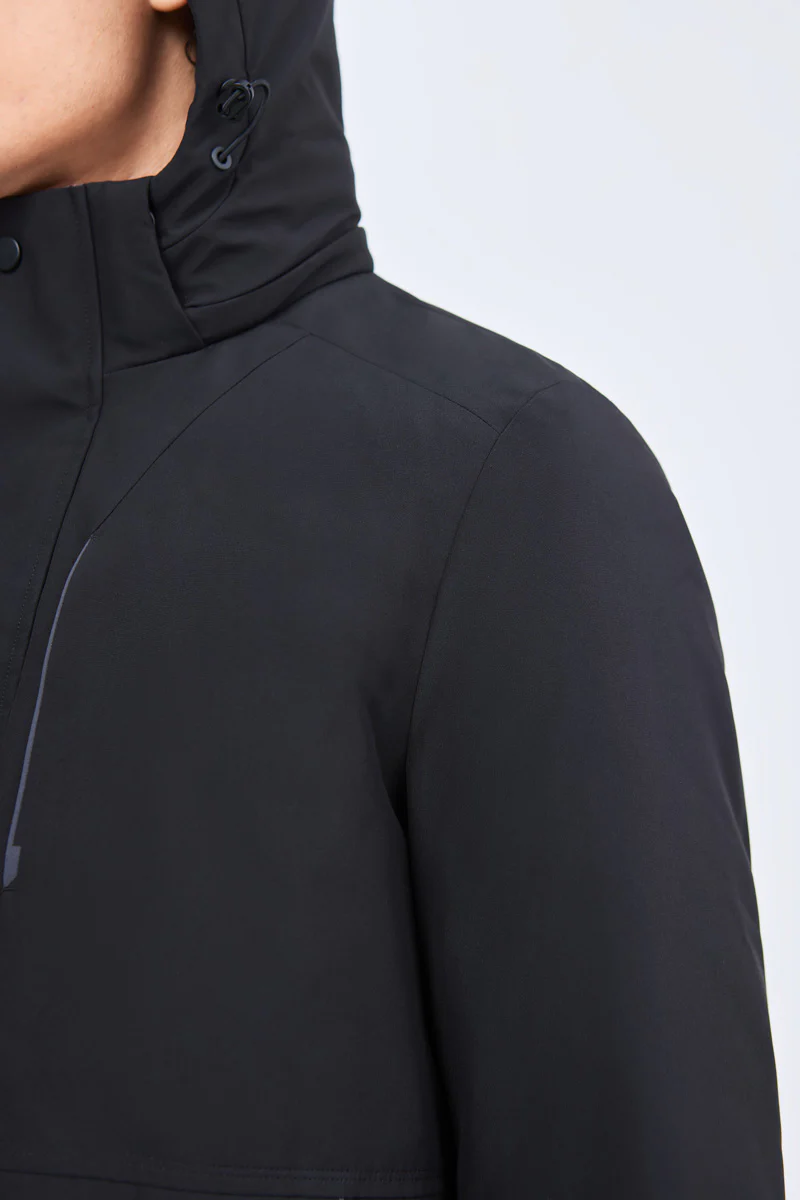 Graphene-Lined Down Parka Jacket | Black BKFD01 - Image 7