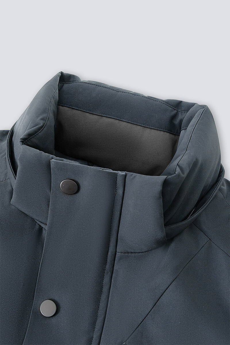 Graphene-Lined Down Parka Jacket | Ink Blue KBL000 - Image 10
