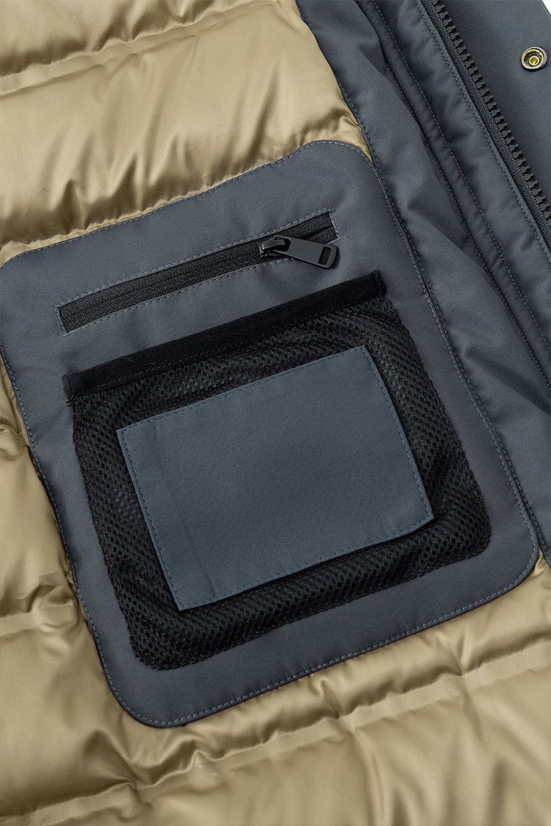 Graphene-Lined Down Parka Jacket | Ink Blue KBL000 - Image 12