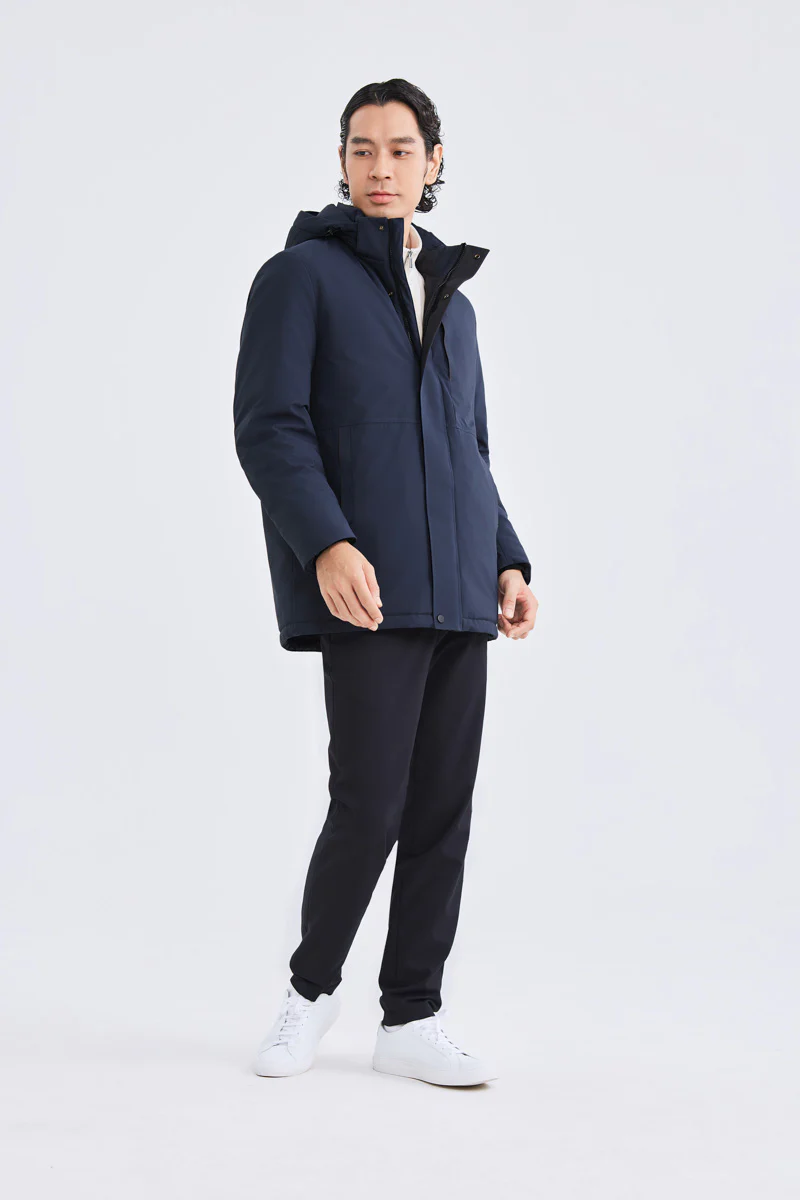 Graphene-Lined Down Parka Jacket | Ink Blue KBL000 - Image 2