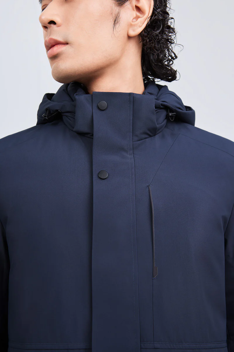 Graphene-Lined Down Parka Jacket | Ink Blue KBL000 - Image 3