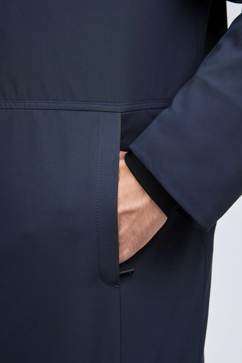Graphene-Lined Down Parka Jacket | Ink Blue KBL000 - Image 6