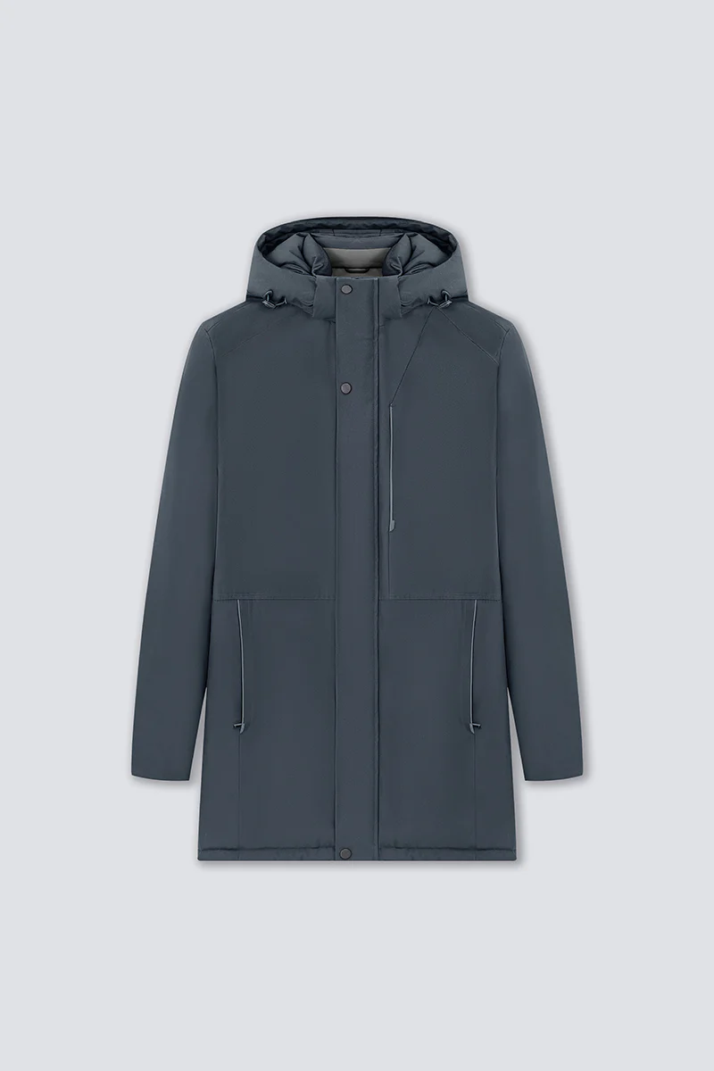 Graphene-Lined Down Parka Jacket | Ink Blue KBL000 - Image 8