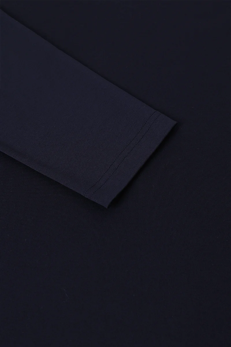 HeatGuard Crew Neck Long Sleeve T-Shirt | Navy NNY096 - Image 9